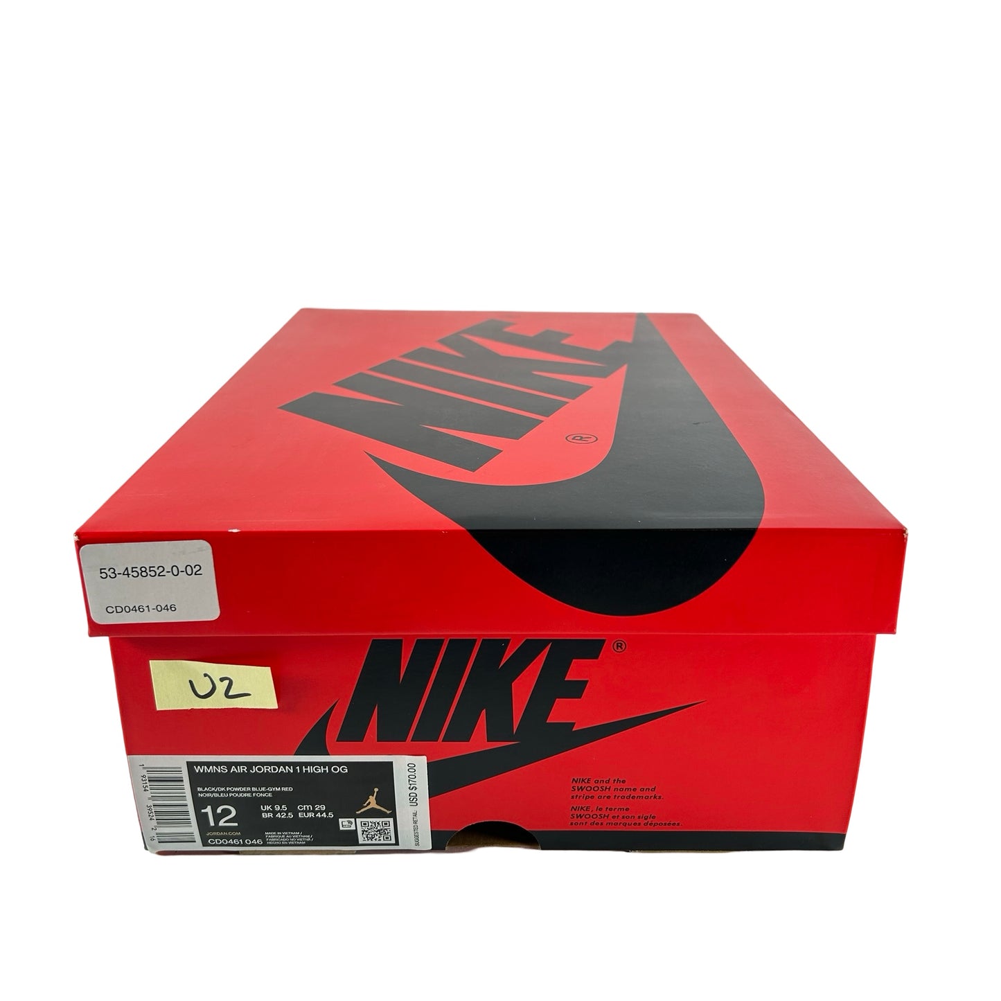 CD0461 046 Jordan 1 Retro High NC to Chi (Women's) [USED] - 12 W (Used2)