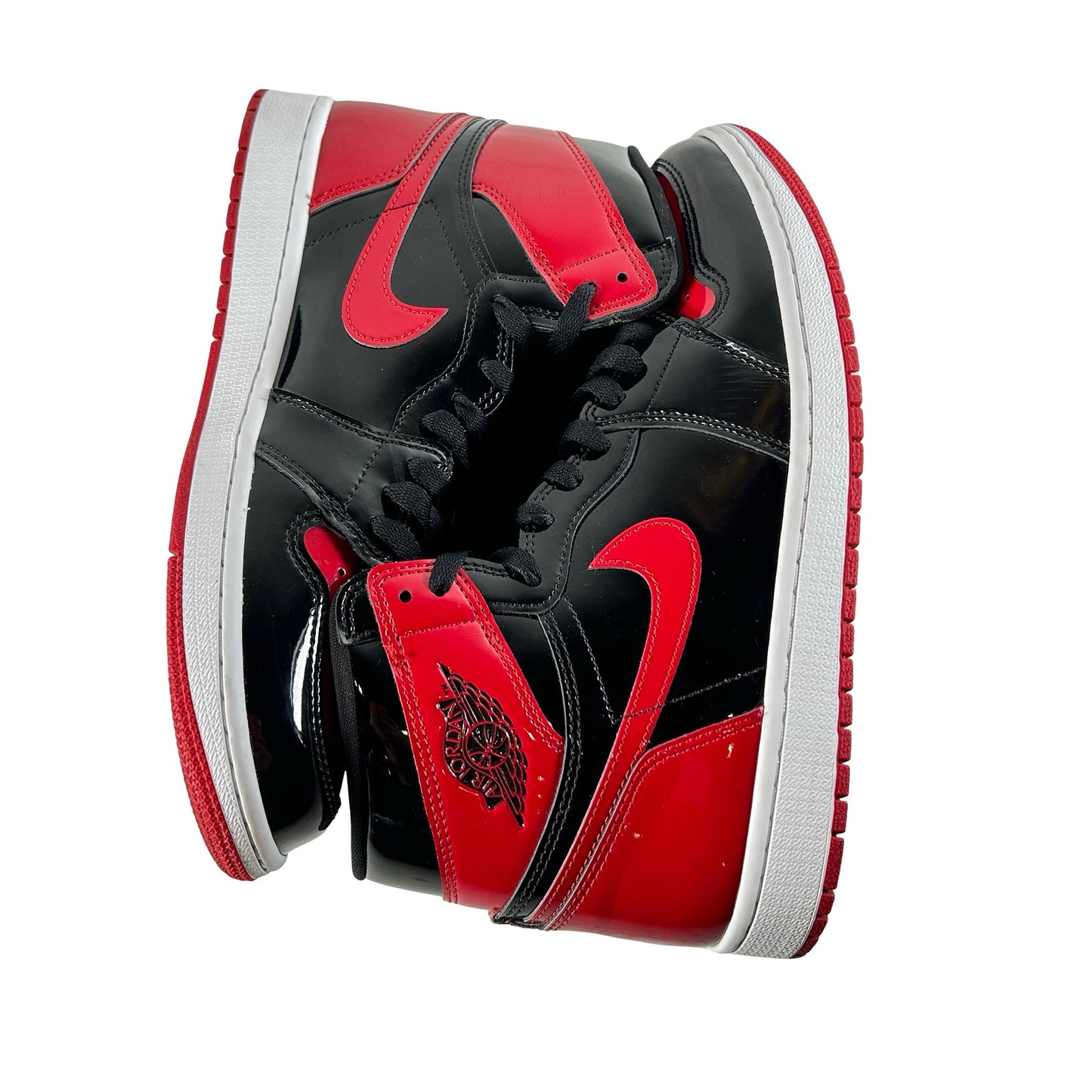 555088 063 Jordan 1 Retro High OG Patent Bred [USED] - 10.5 M (Used10)