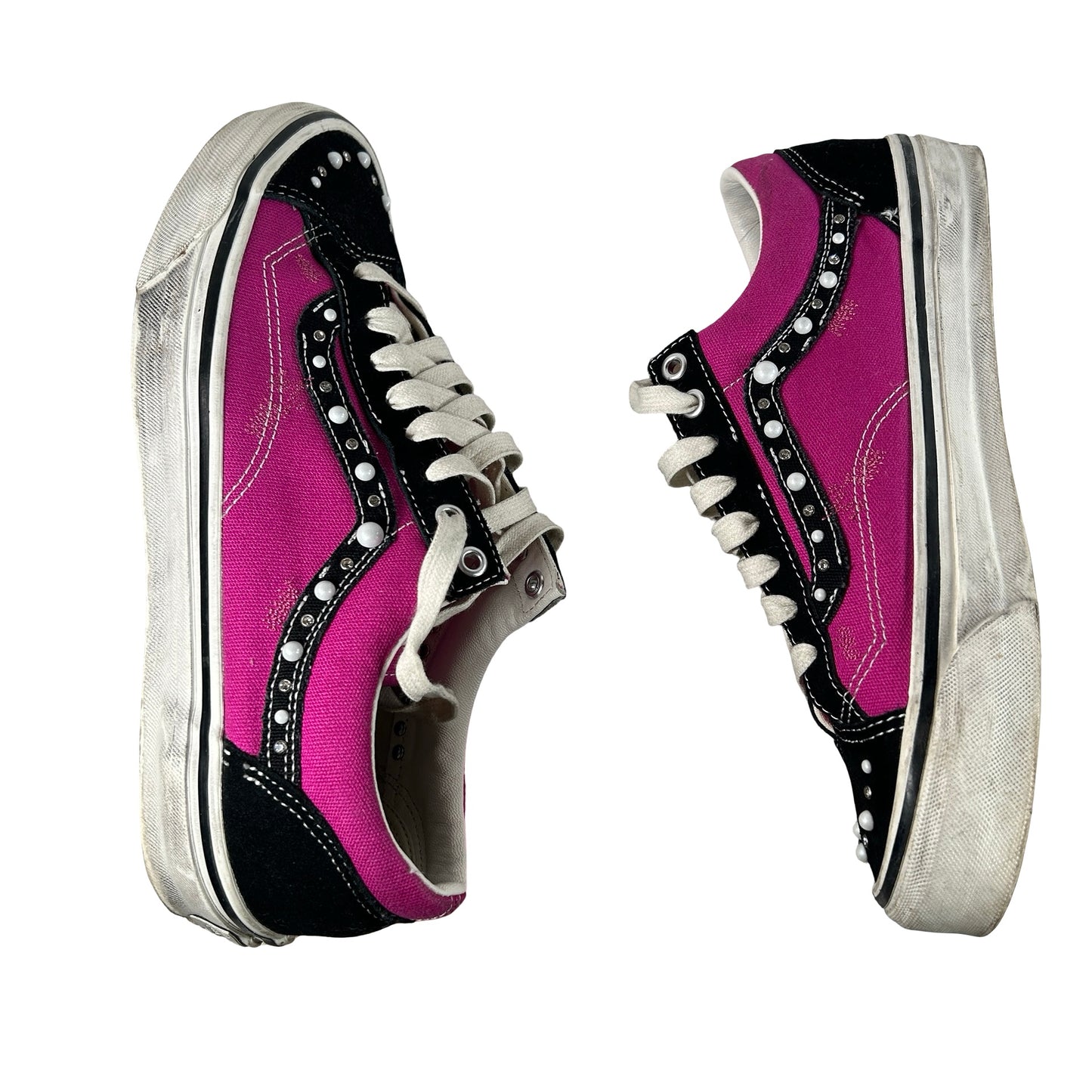 VN000E8VHLE Vans OTW Old Skool 36 Pearlized Pack Pink Black [USED] - 9.5 M (Used) (No Box)