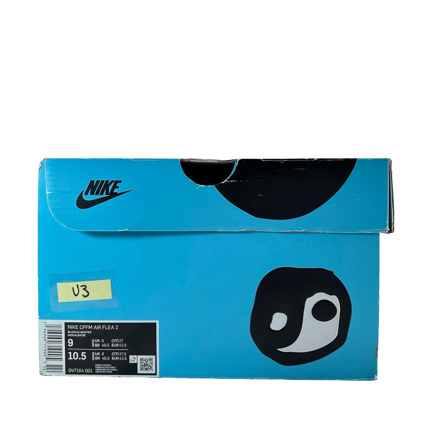 DV7164 001 Nike CPFM Air Flea 2 Black Alabaster [USED] - 9 M (Used3)