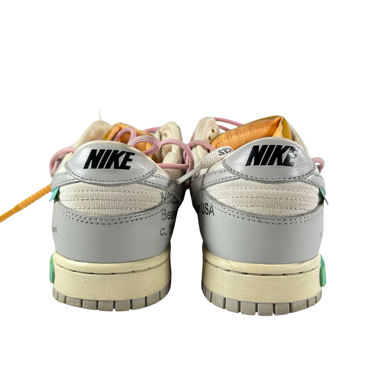 DM1602 109 Nike Dunk Low Off-White Lot 9 [USED] - 11 M (Used)