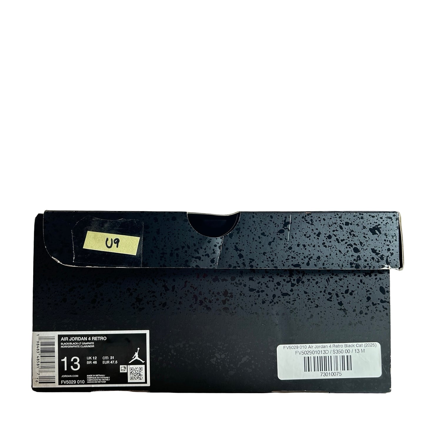 FV5029 010 Jordan 4 Retro Black Cat (2025) [USED] - 13 M (Used9)