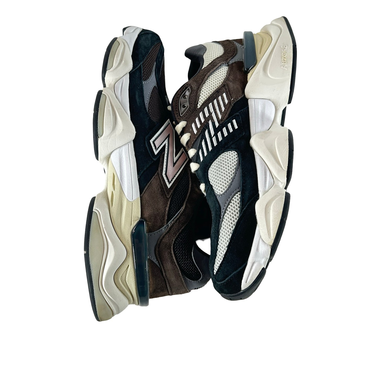 U9060BRN New Balance 9060 Brown Black [USED] - 10 M (Used) (No Box)