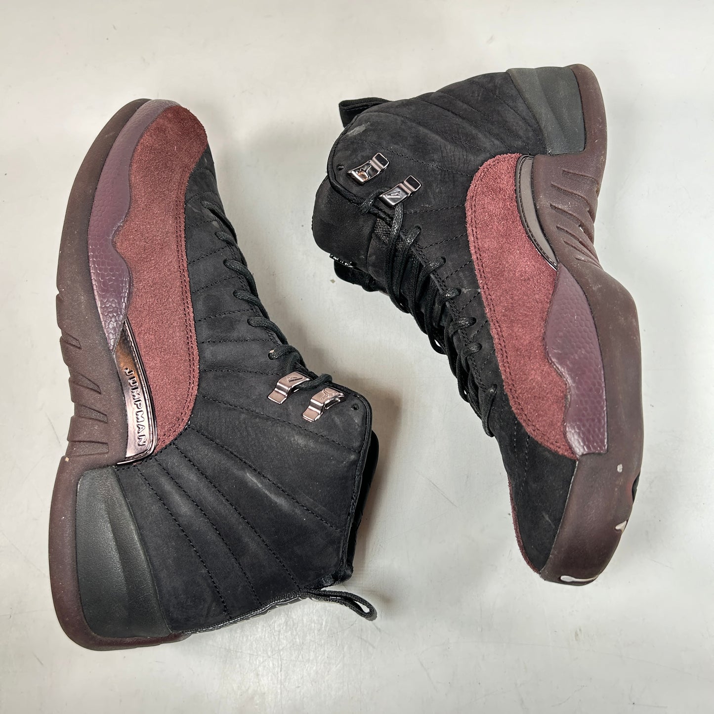 DV6989 001 Jordan 12 Retro SP A Ma Maniére Black (Women's) [USED] - 11 W (Used) (No Sleeve)