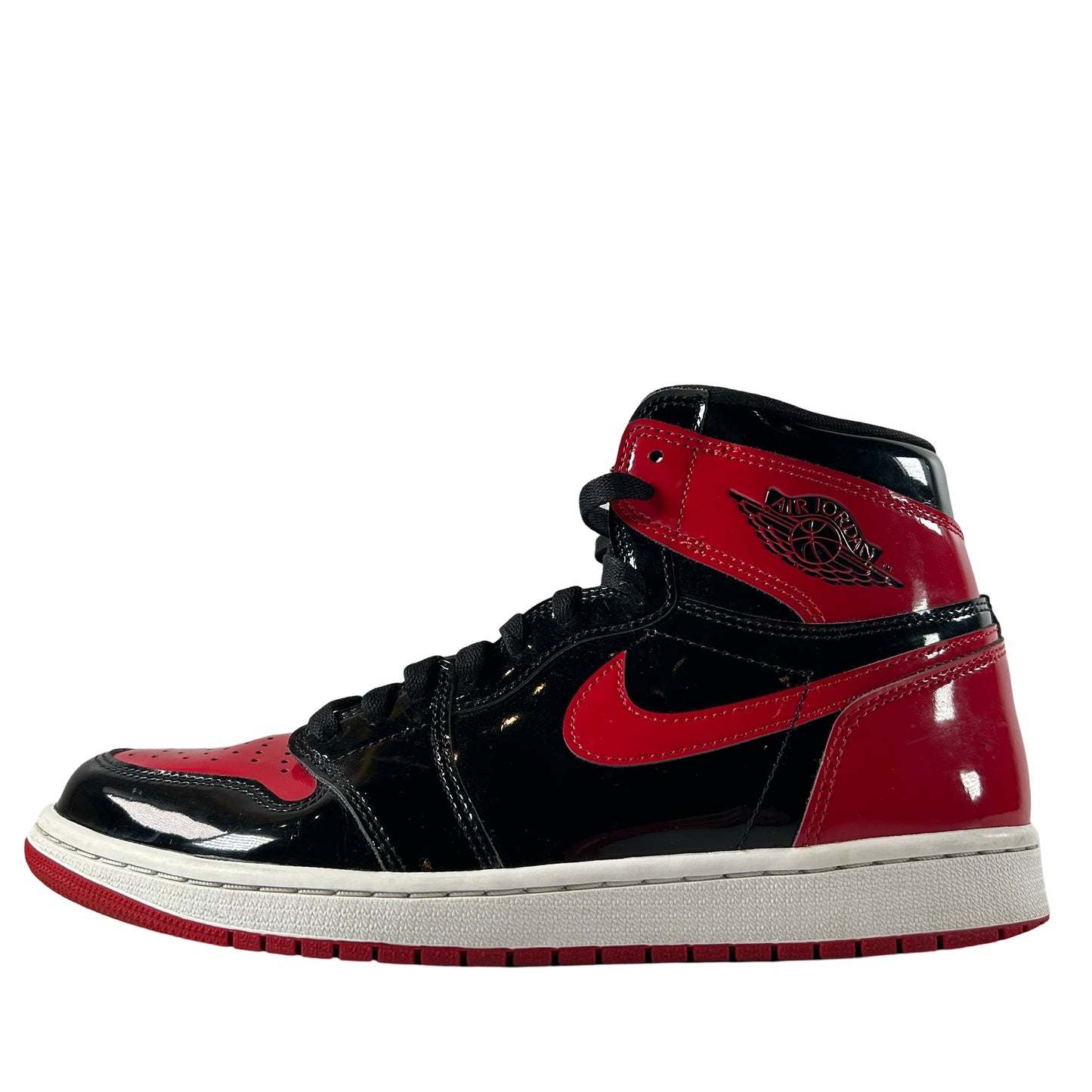 555088 063 Jordan 1 Retro High OG Patent Bred [USED] - 10.5 M (Used) (No Box)