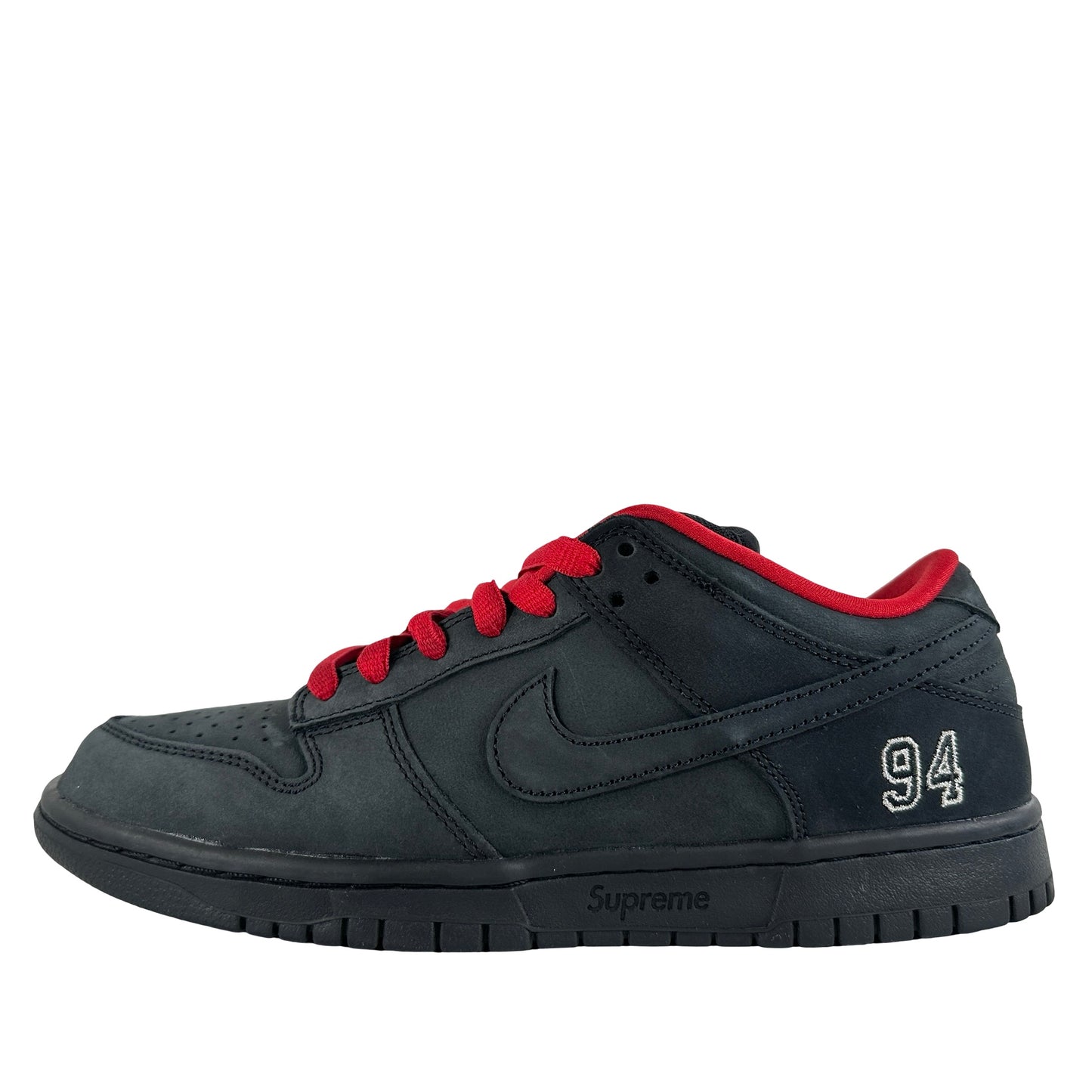 HQ8487 001 Nike SB Dunk Low Supreme 94 Black [USED] - 8 M (Used)