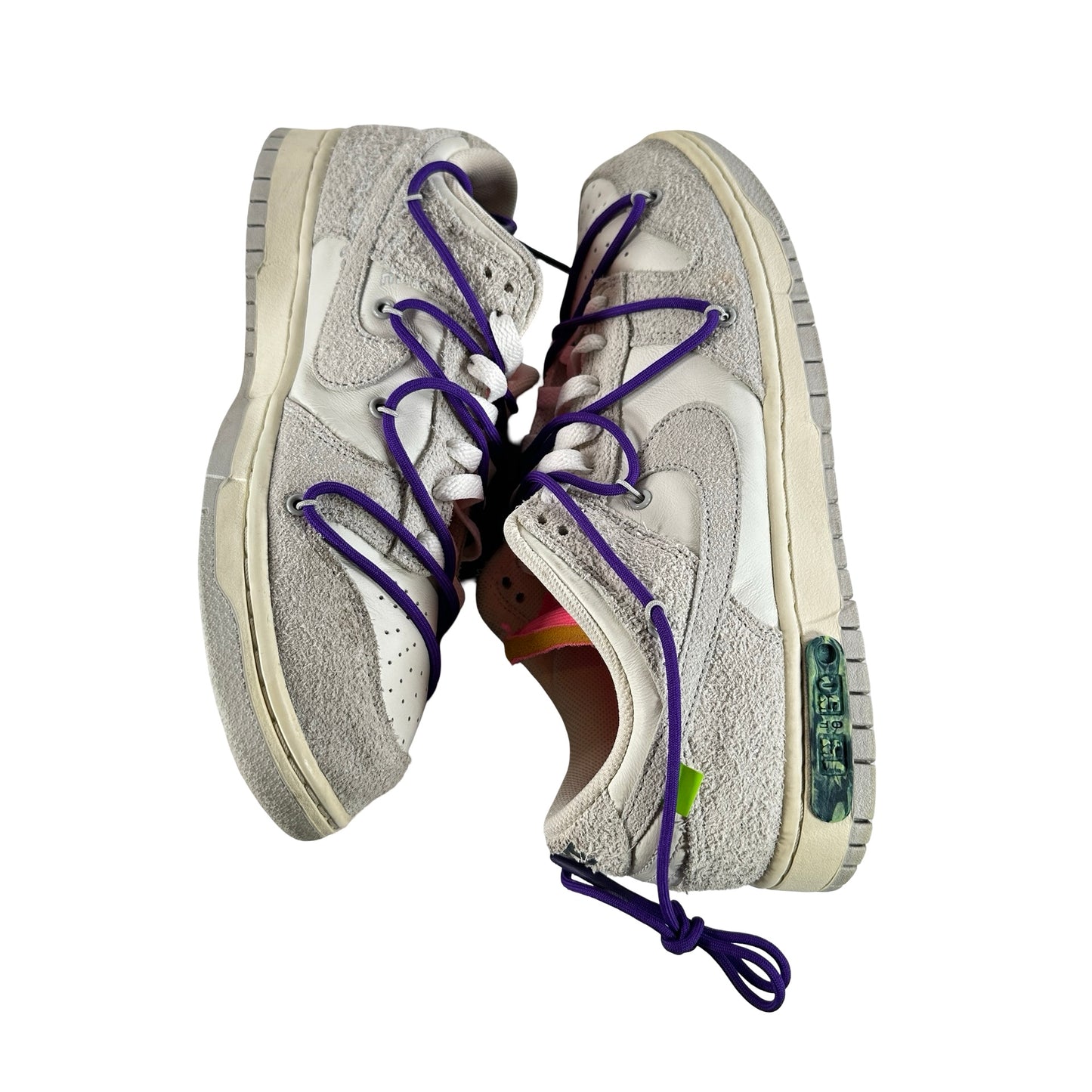 DJ0950 101 Nike Dunk Low Off-White Lot 15 [USED] - 11 M (Used)