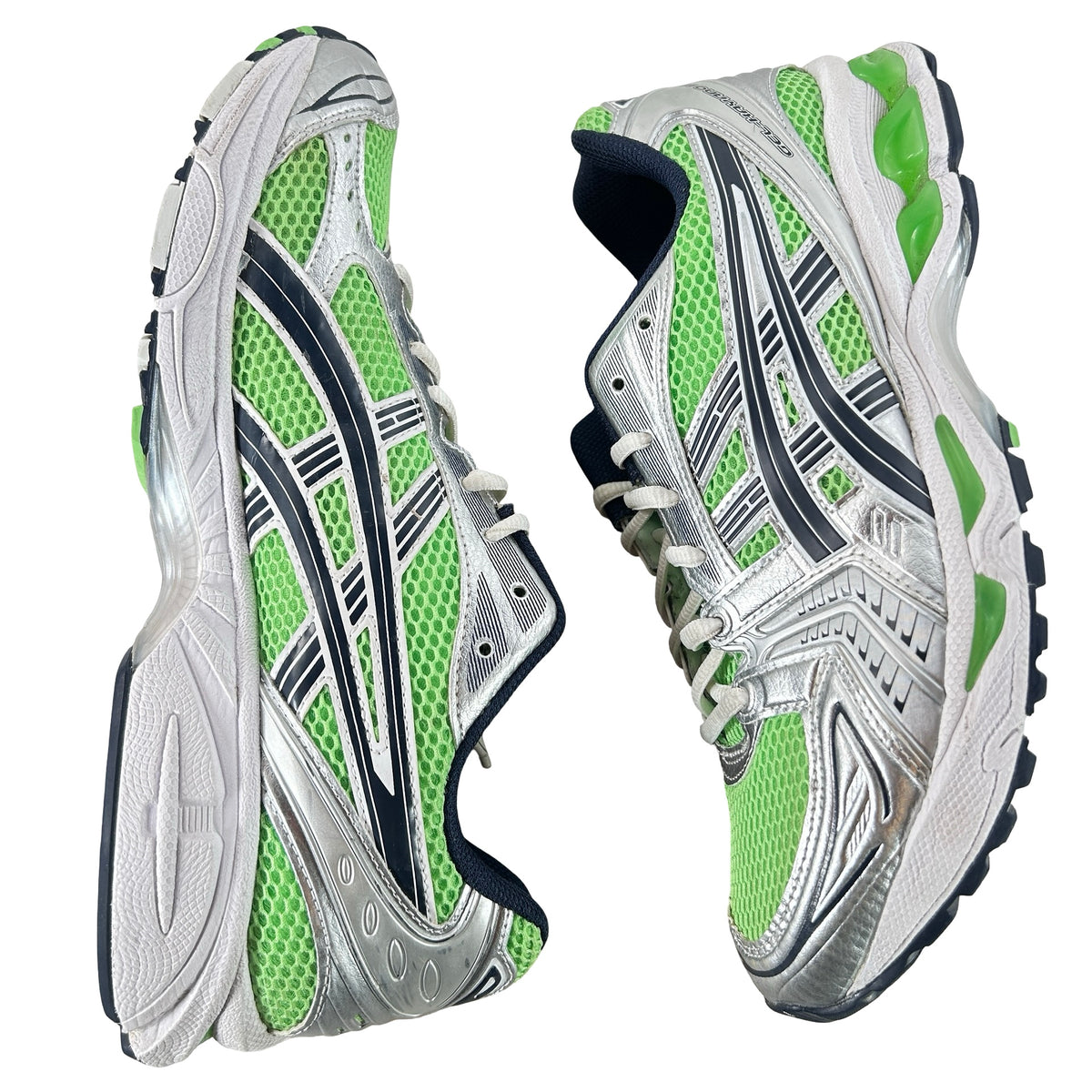 1202A056 300 ASICS Gel-Kayano 14 Bright Lime Midnight (Women's) [USED] - 11.5 W (Used)