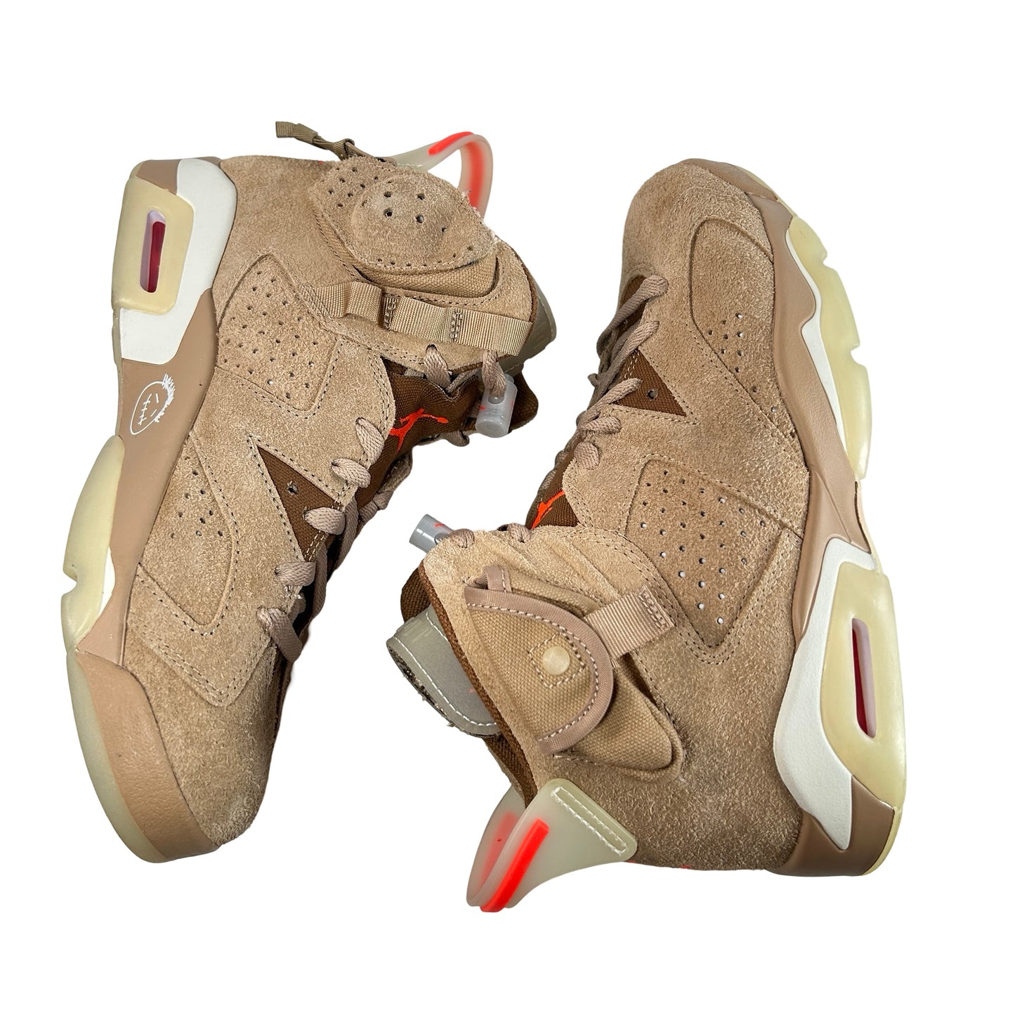 DH0690 200 Jordan 6 Retro Travis Scott British Khaki [USED] - 7 M (Used) (Replace Box)