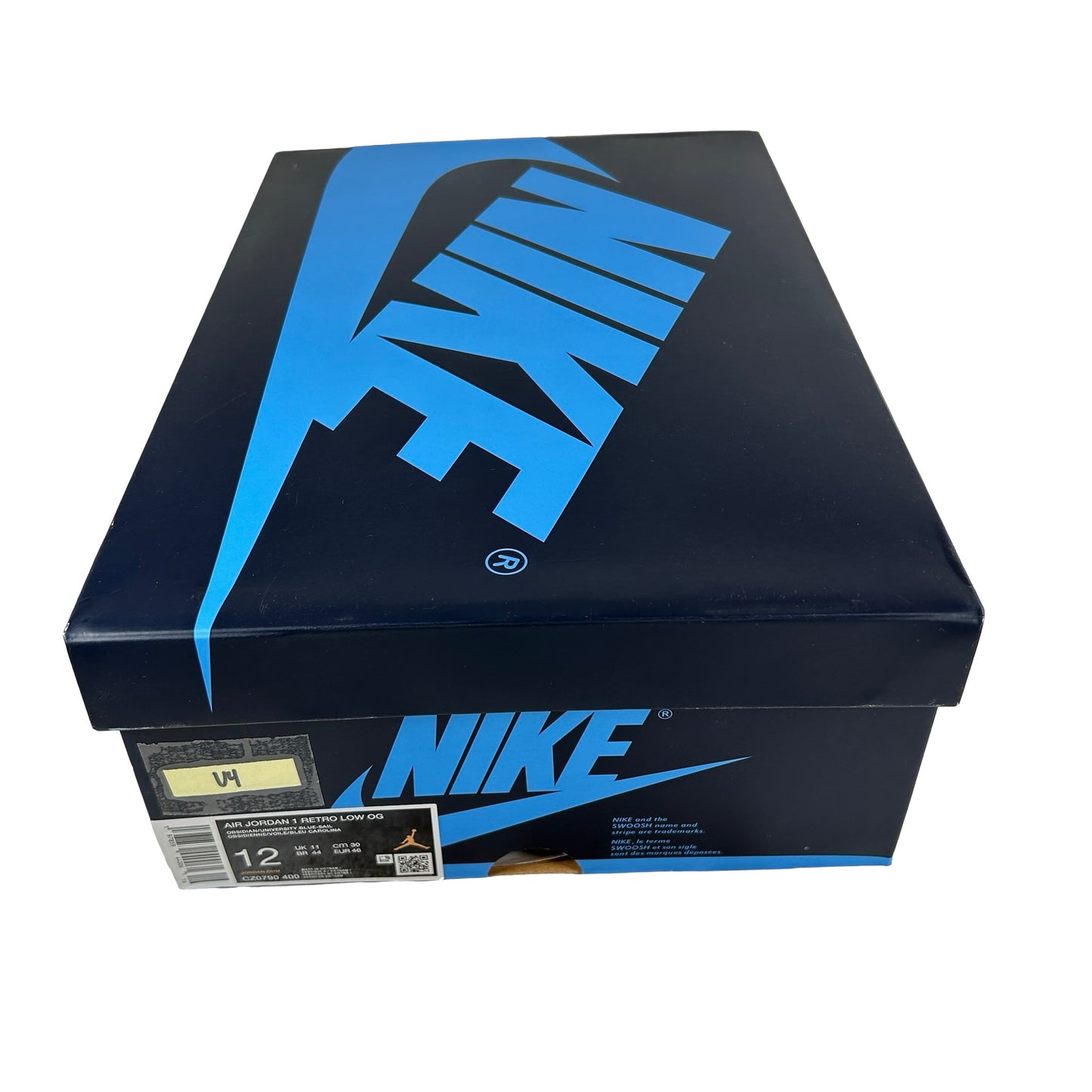 CZ0790 400 Jordan 1 Low OG Obsidian UNC [USED] - 12 M (Used4)