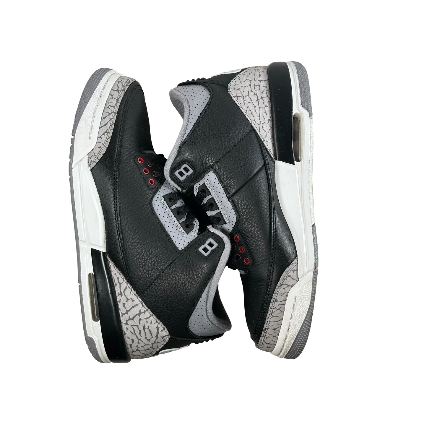 DM0967 010 Jordan 3 Retro Black Cement (2024) (GS) [USED] - 7 Y (Used)