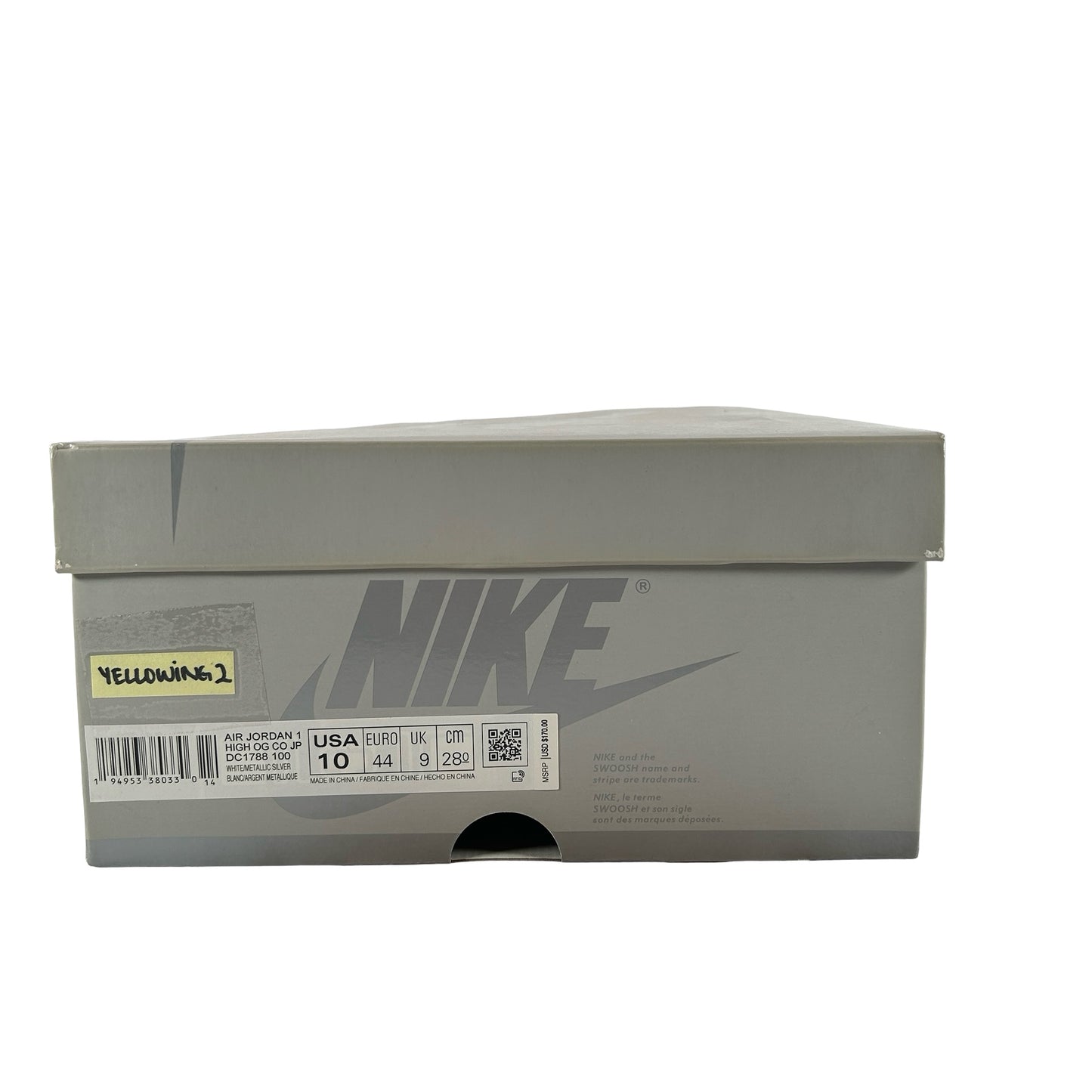 DC1788 100 Jordan 1 Retro High CO.JP Midnight Navy (2020) [CONDITIONAL] - 10 M (Yellowing Wings Logo2)
