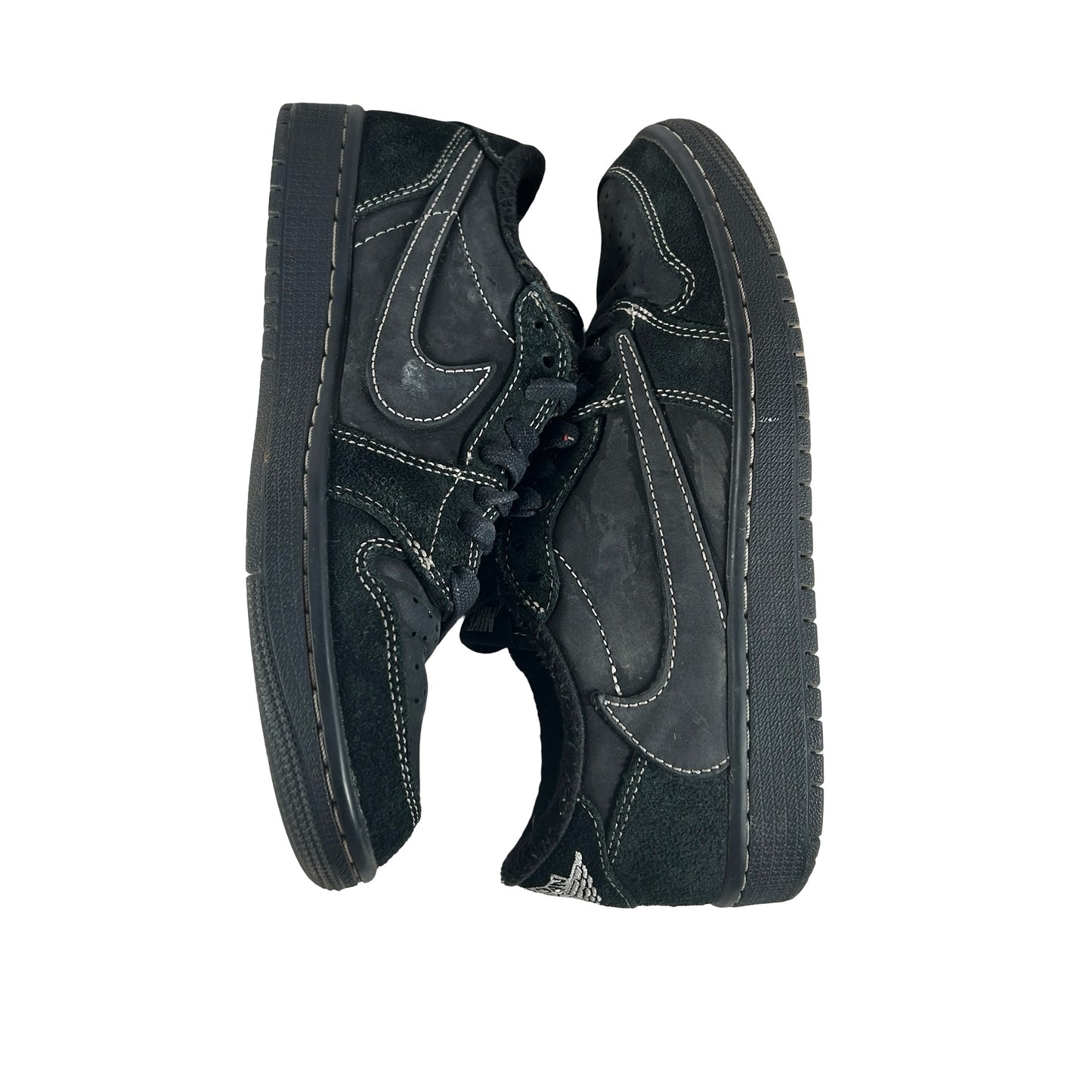 DM7866 001 Jordan 1 Retro Low OG Travis Scott Black Phantom [USED] - 6 M (Used) (No Box)