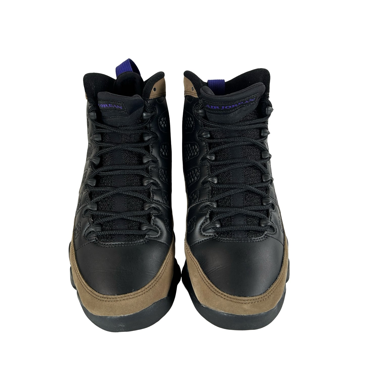 CT8019 034 Jordan 9 Retro Light Olive Concord [USED] - 8.5 (Used)