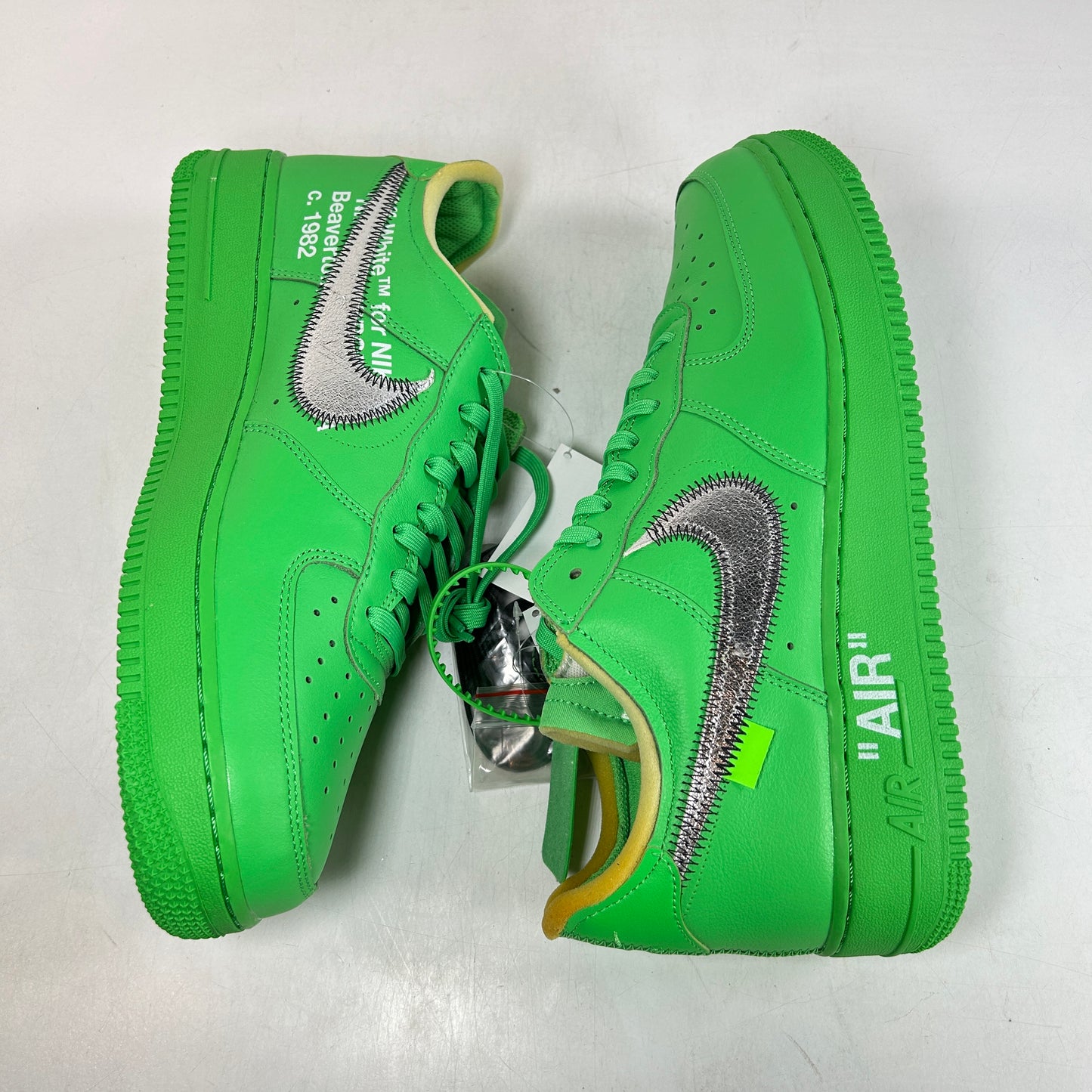 DX1419 300 Nike Air Force 1 Low Off-White Brooklyn [CONDITIONAL] - 10 M (Yellowing)