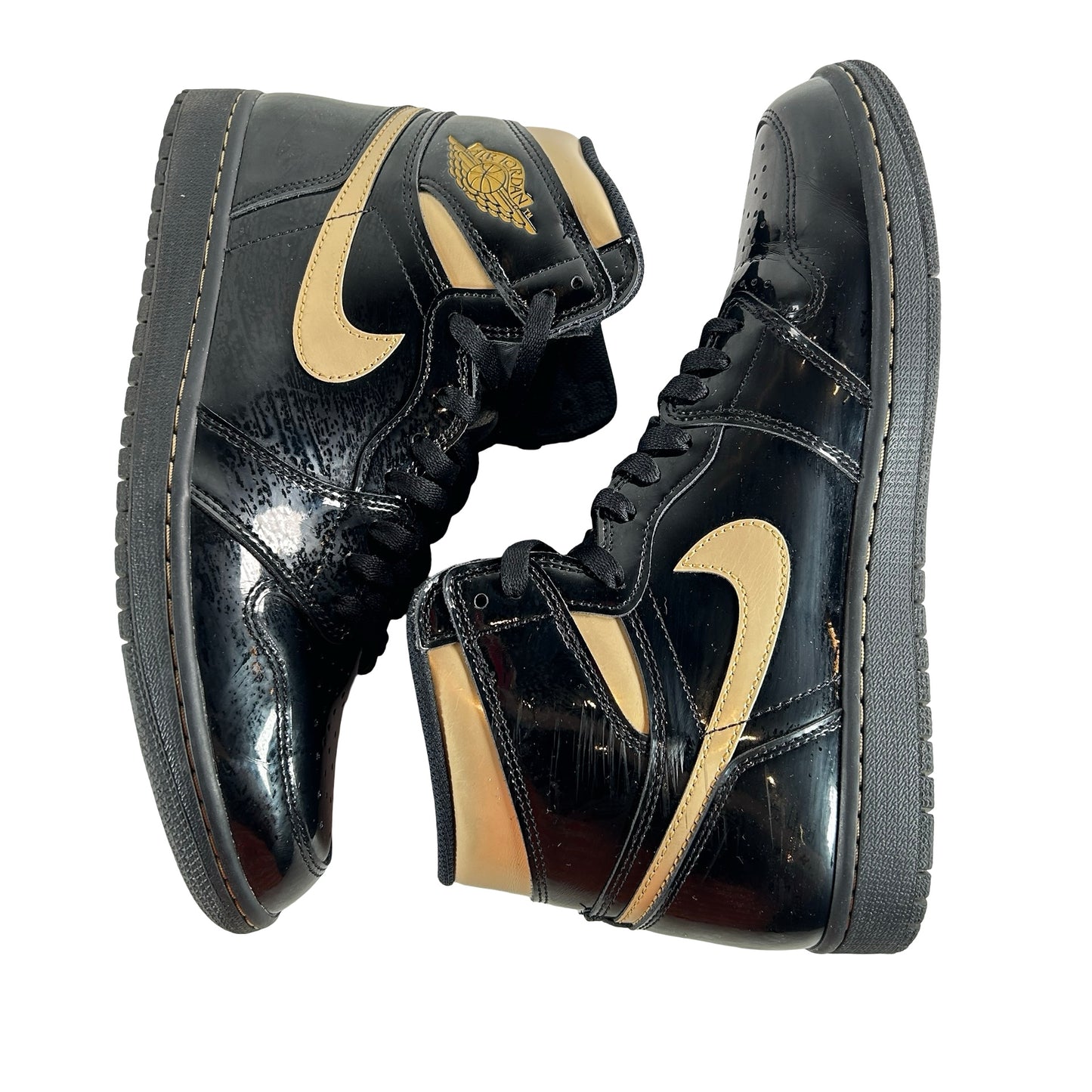 555088 032 Jordan 1 Black/Gold [USED] - 10.5 M (Used3)