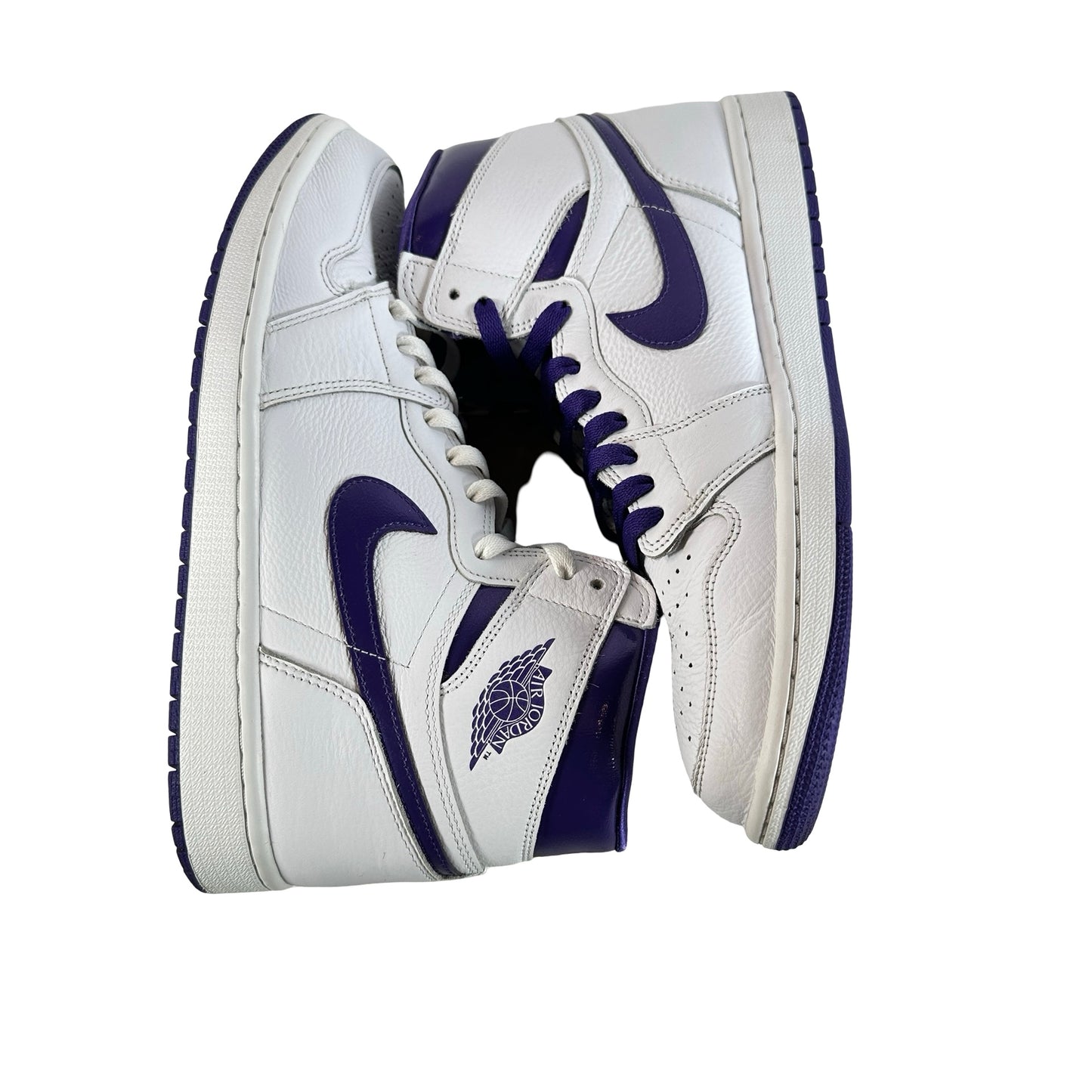 CD0461 151 Wmns Jordan 1 Retro High Court Purple [USED] - 11.5 W (Used2)