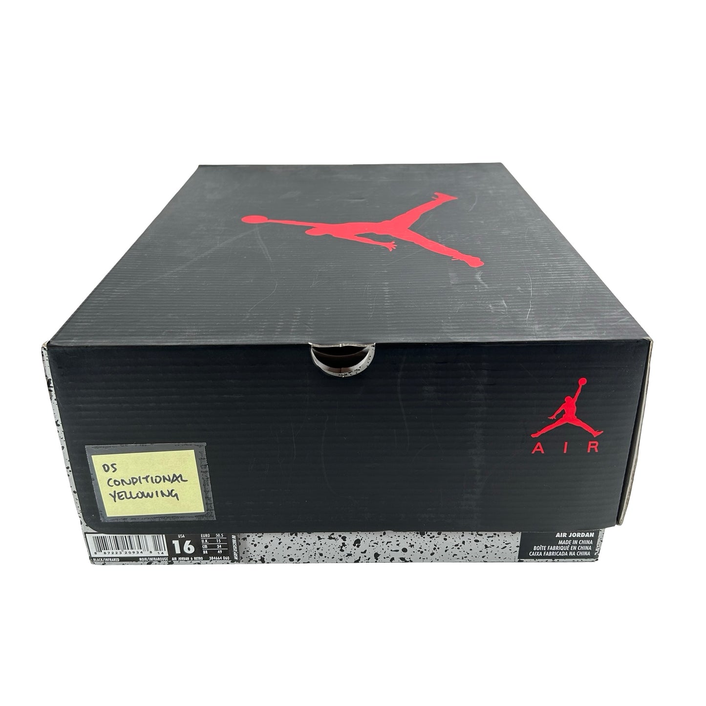 384664 060 Jordan 6 Infrared [CONDITIONAL] - 16 M (Yellowing)