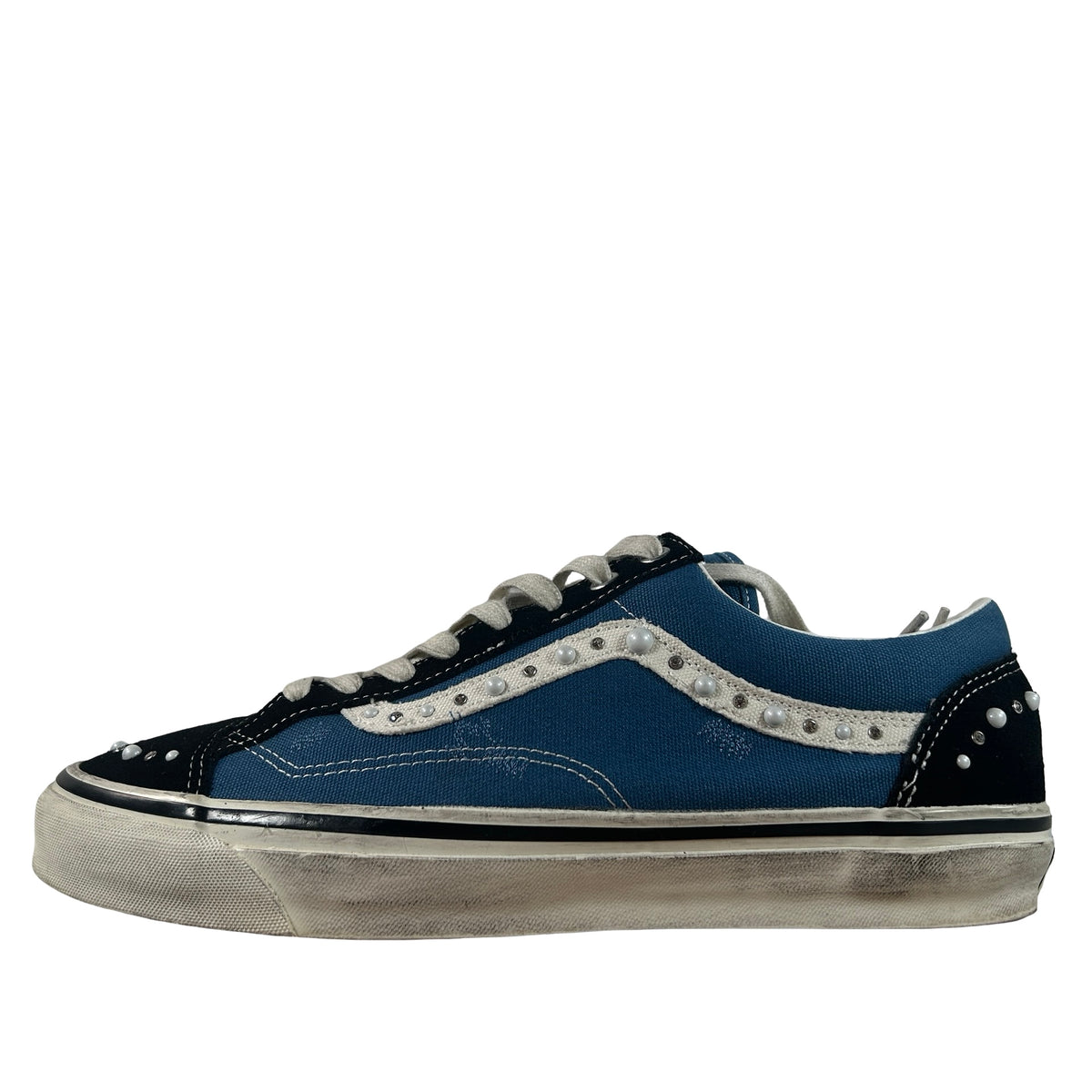 VN000E8VYA6 Vans LX Old Skool 36 Pearlized Pack Black Navy [USED] - 12 M (Used)