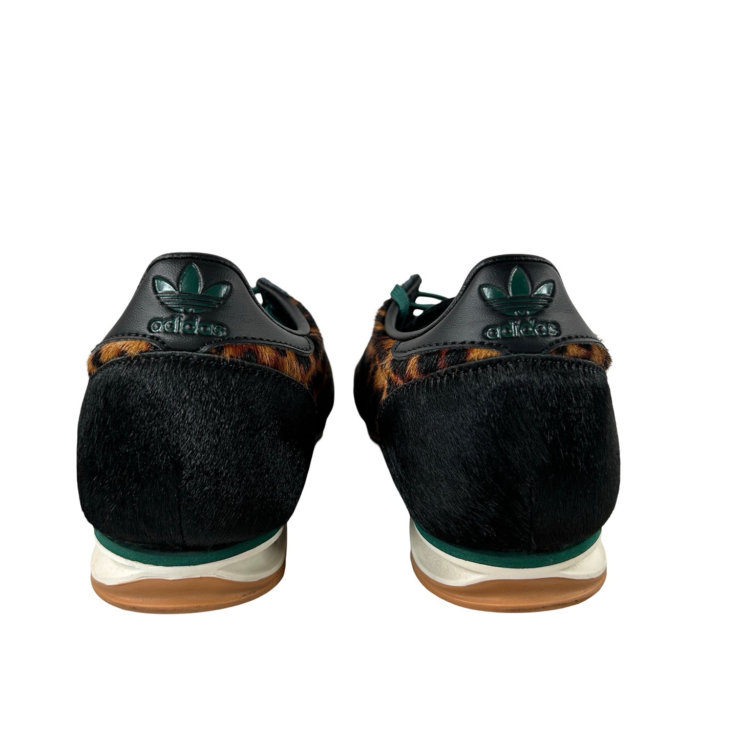 JI0187  adidas SL 72 OG Leopard Print Collegiate Green (Women's) [USED] - 6 W (Used)