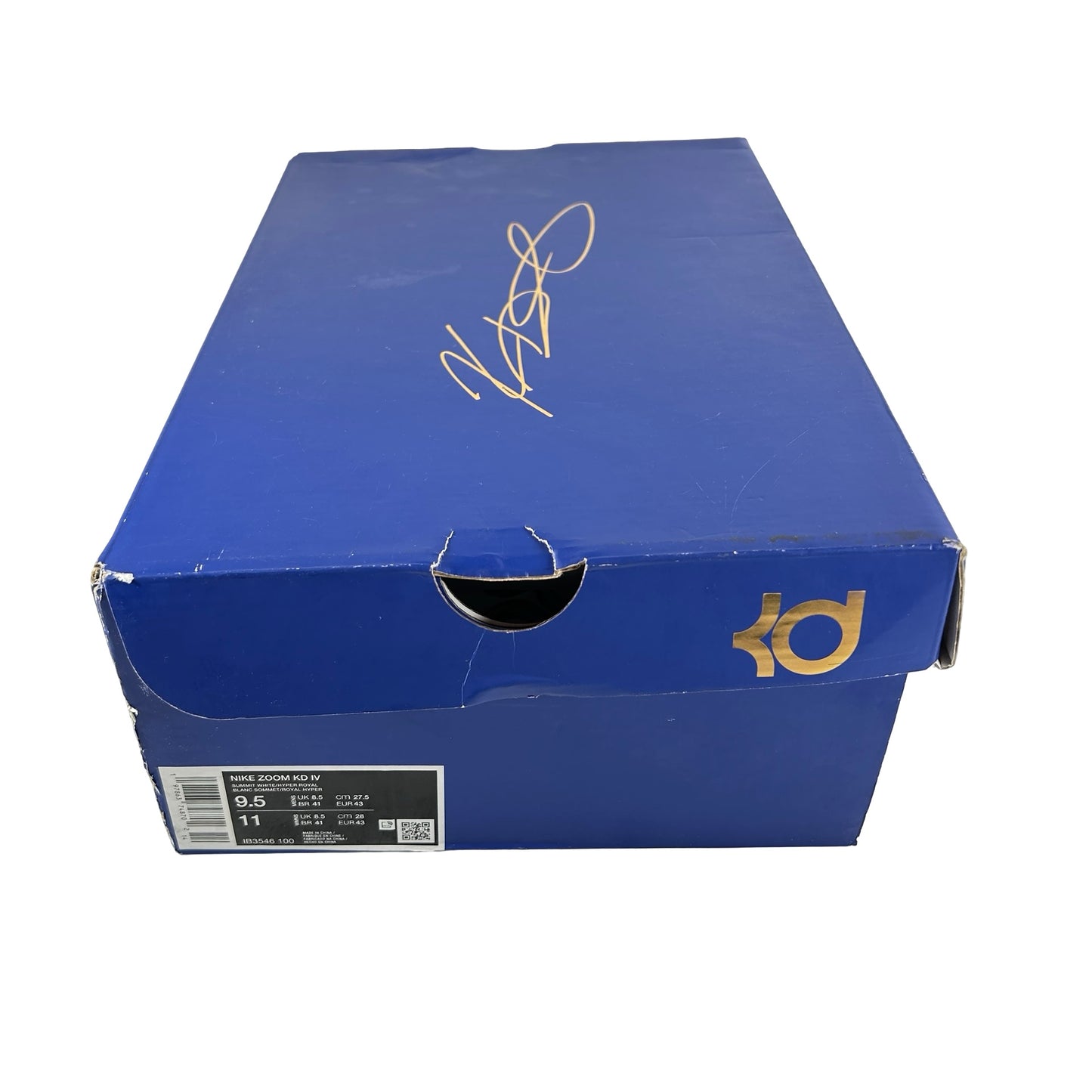 IB3546 100 Nike KD 4 The Real MVP [USED] - 9.5 M (Used)
