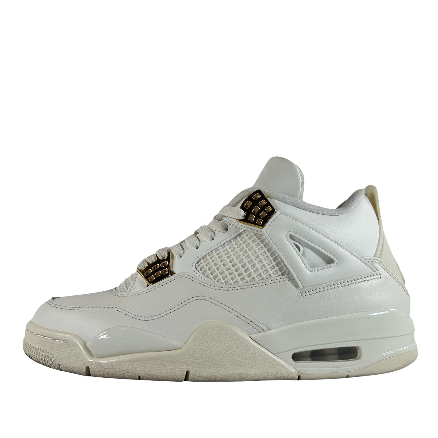 AQ9129 170 Jordan 4 Retro Metallic Gold (W) [USED] - 12 W (Used2)