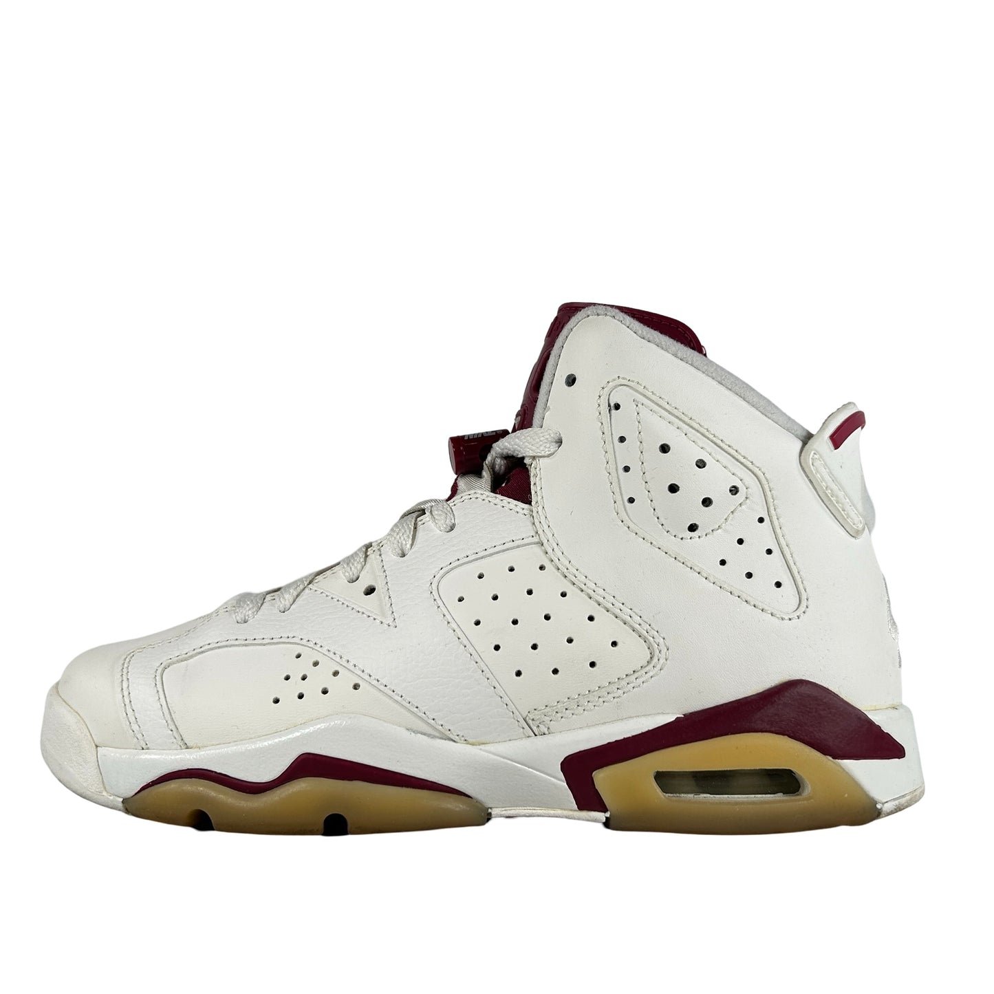 836016 192 Jordan 6 Retro Maroon (2015) (GS) [USED] - 6 Y (Used)