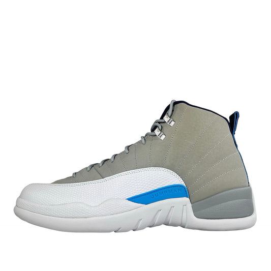 130690 007 Jordan 12 Retro Grey University Blue [CONDITIONAL] - 11.5 M (Slight yellowing)