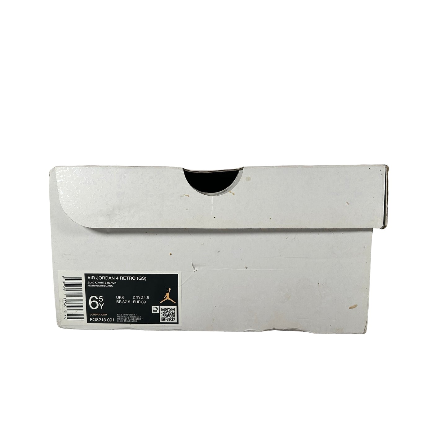 FQ8213 001 Jordan 4 Retro White Thunder (GS) [USED] - 6.5 Y (Used)