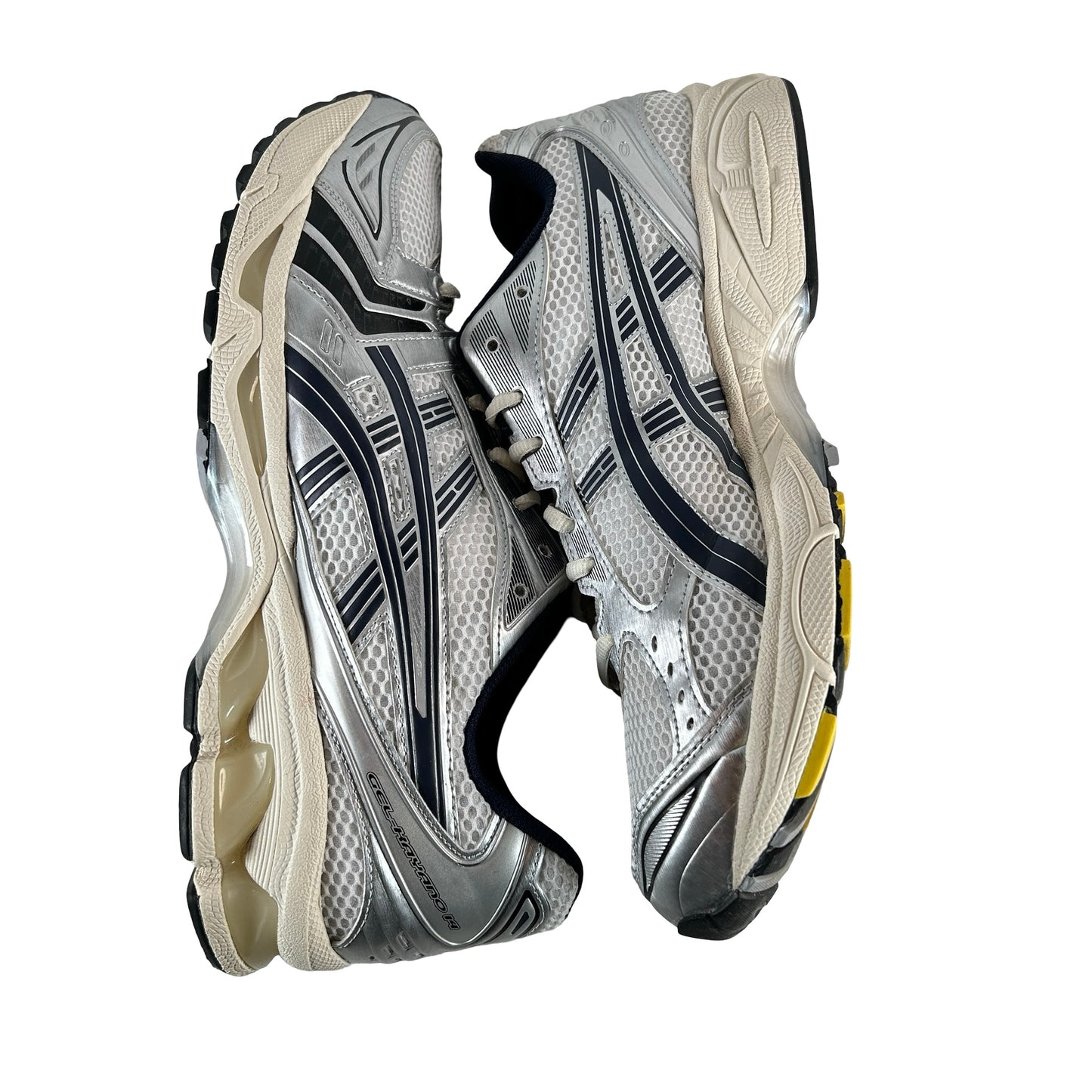 1203A961 100 ASICS Gel-Kayano 14 JJJJound White Navy [USED] - 12 M (Used)