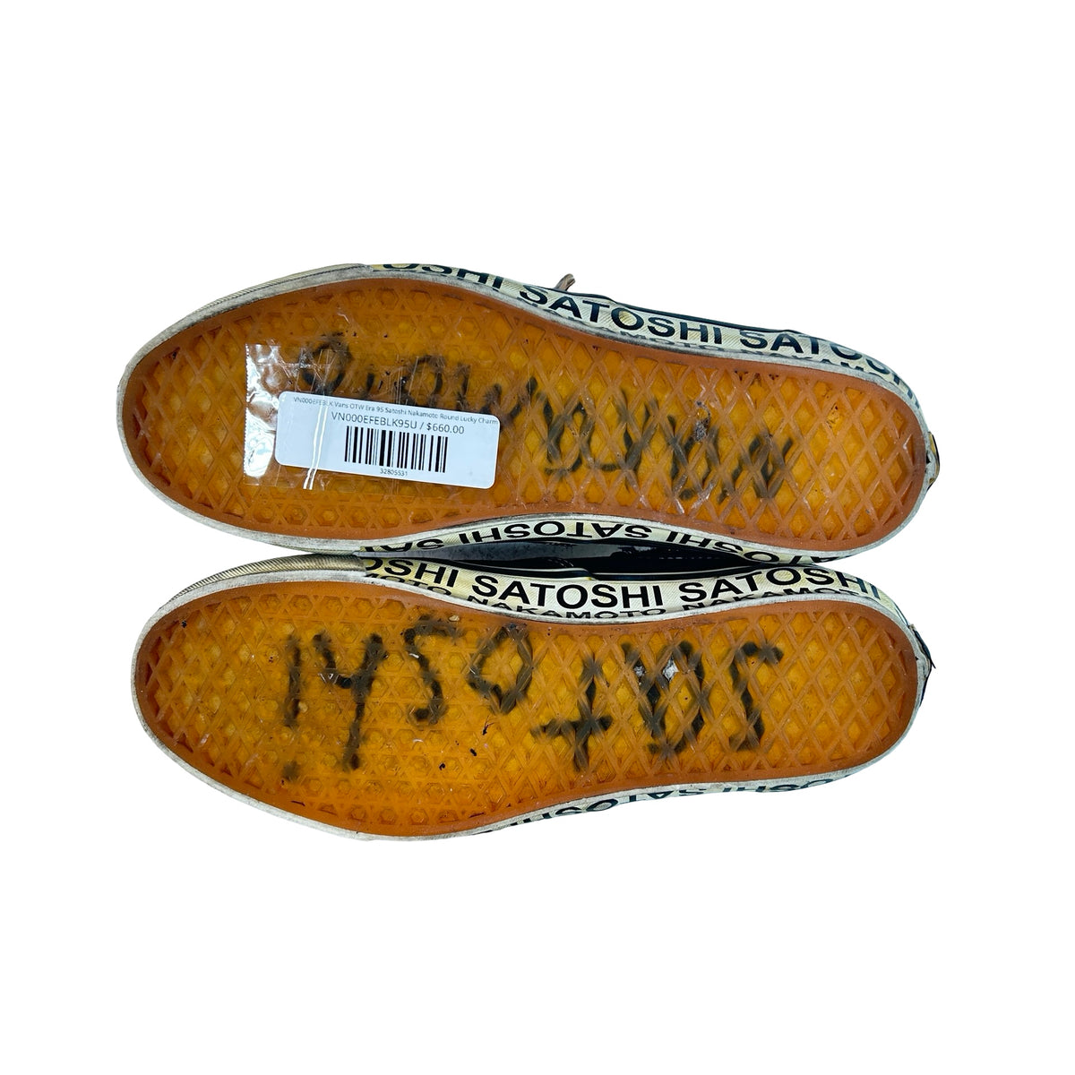 VN000EFEBLK Vans OTW Era 95 Satoshi Nakamoto Round Lucky Charm [USED] - 9.5 M (Used)