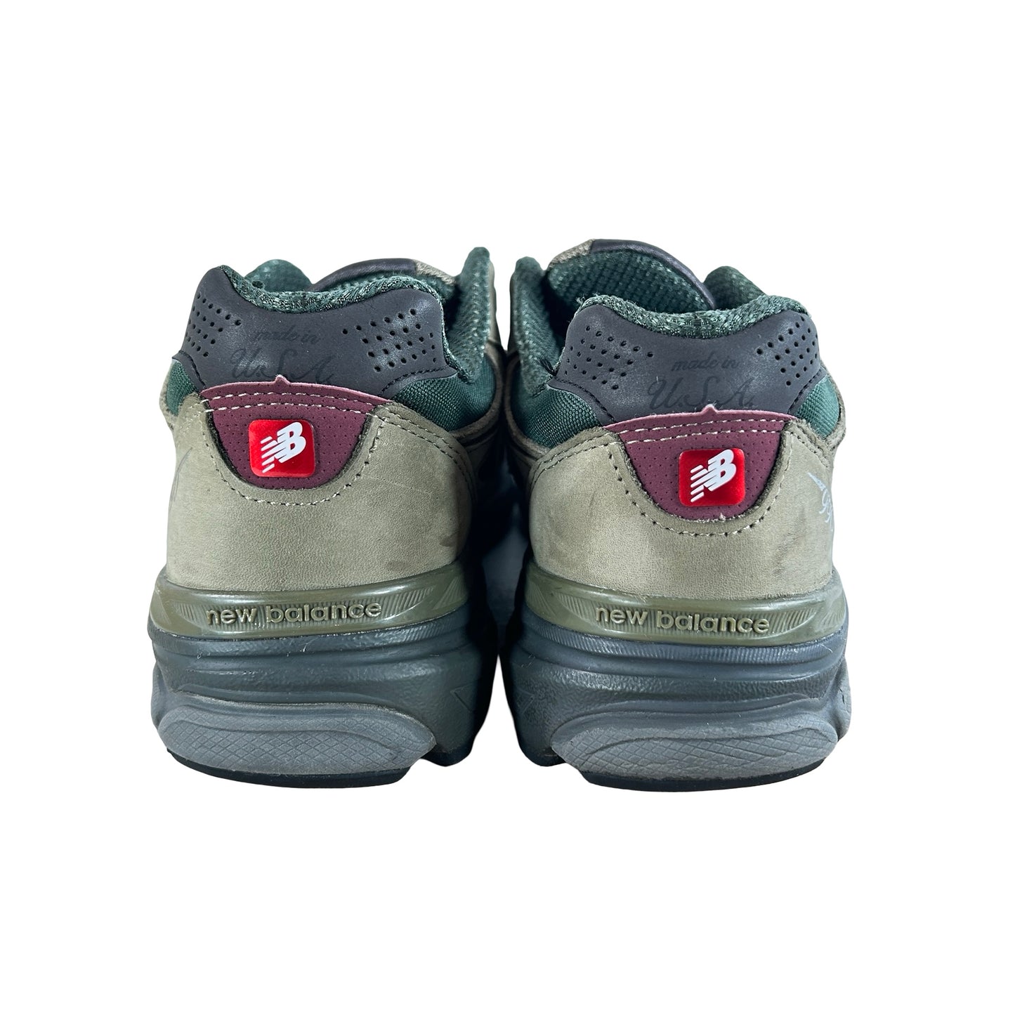 M990GP3 New Balance 990v3 MiUSA Teddy Santis Green Purple [USED] - 8 M (Used)