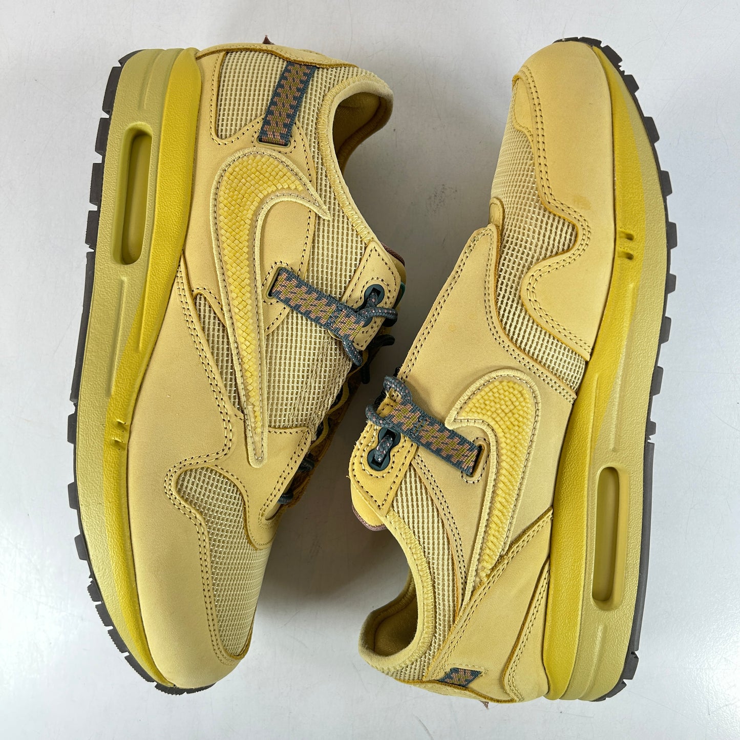 DO9392 700 Nike Air Max 1 Travis Scott Cactus Jack Saturn Gold [USED] - 10 M (VNDS)