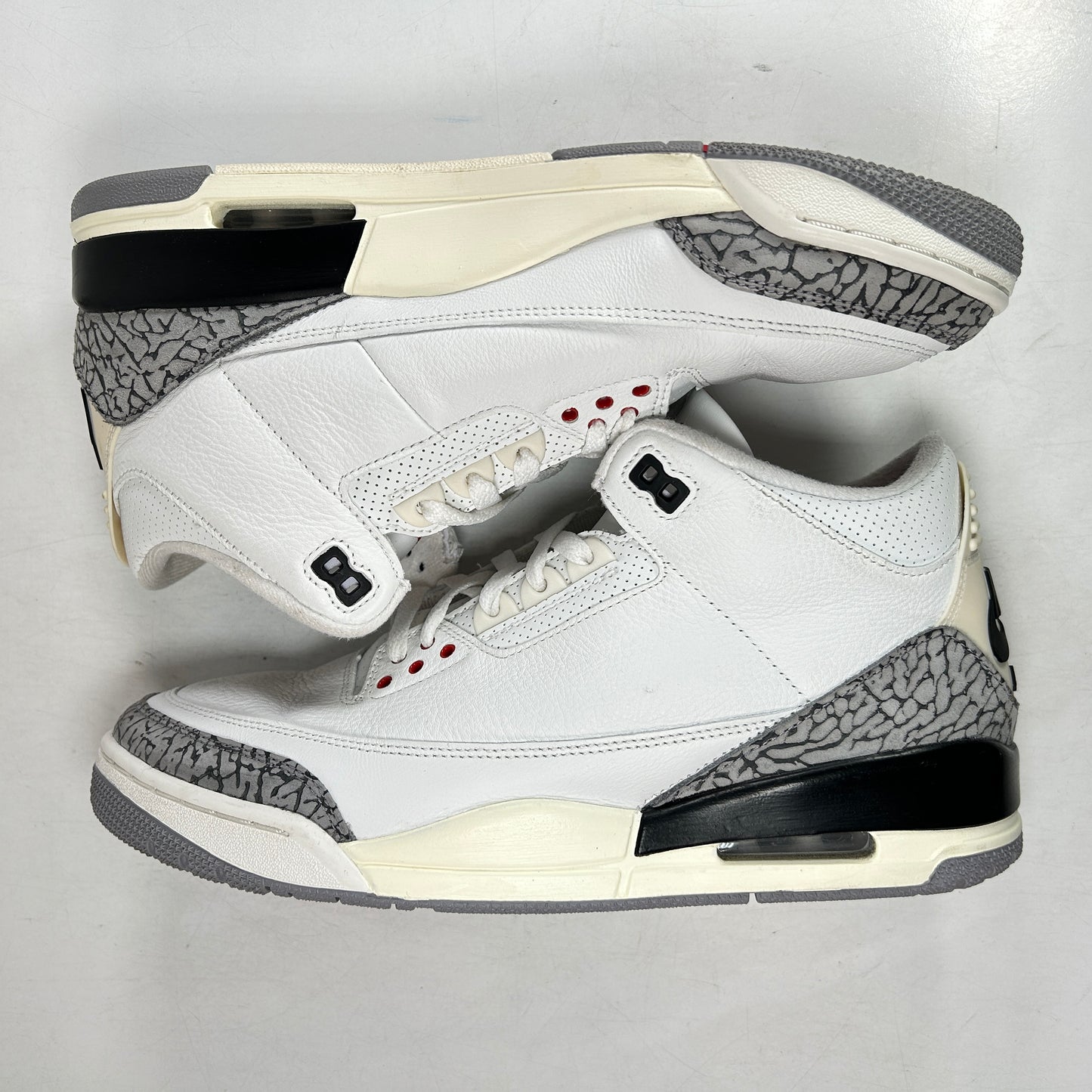 DN3707 100 Jordan 3 Retro White Cement Reimagined [USED] - 11 M (Used3) (No Box3)