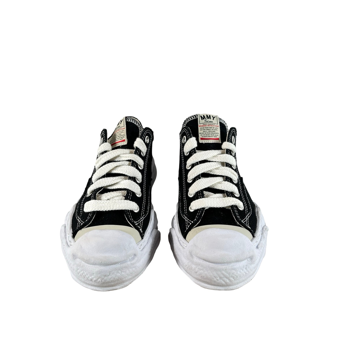 AO5FW702 Maison Mihara Yasuhiro Hank OG Sole Canvas Low Black [USED] - 43 EU / 10 M (Used)
