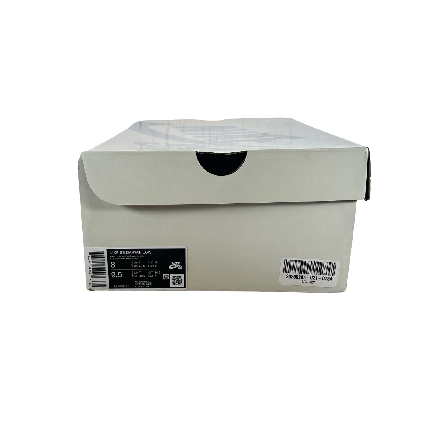 FQ3000 200 Nike SB Darwin Low Supreme Desert Camo [USED] - 8 M (Used)