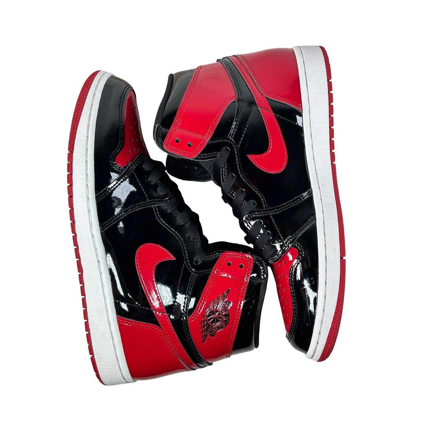 555088 063 Jordan 1 Retro High OG Patent Bred [USED] - 9.5 M (Used6)