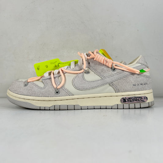 DJ0950 100 Nike Dunk Low Off-White Lot 12 [USED] - 9 M (Used)