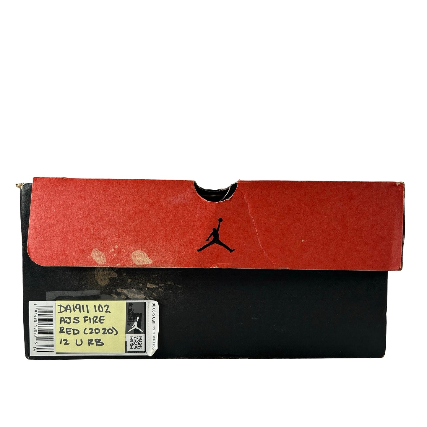 DA1911 102 Jordan 5 Fire Red (2020) [USED] - 12 M (Used) (Replace Box)