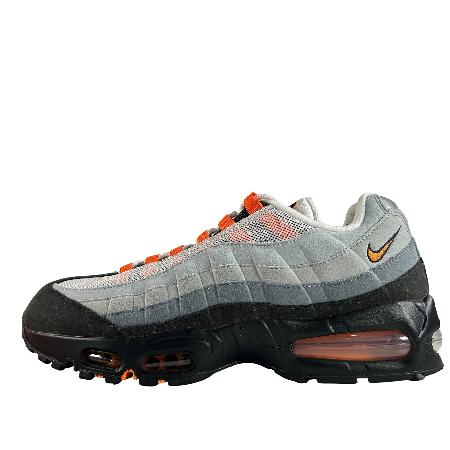 HM4740 101 Nike Air Max 95 OG Big Bubble Bright Mandarin 2.0 (2025) [USED] - 11 M (Used)