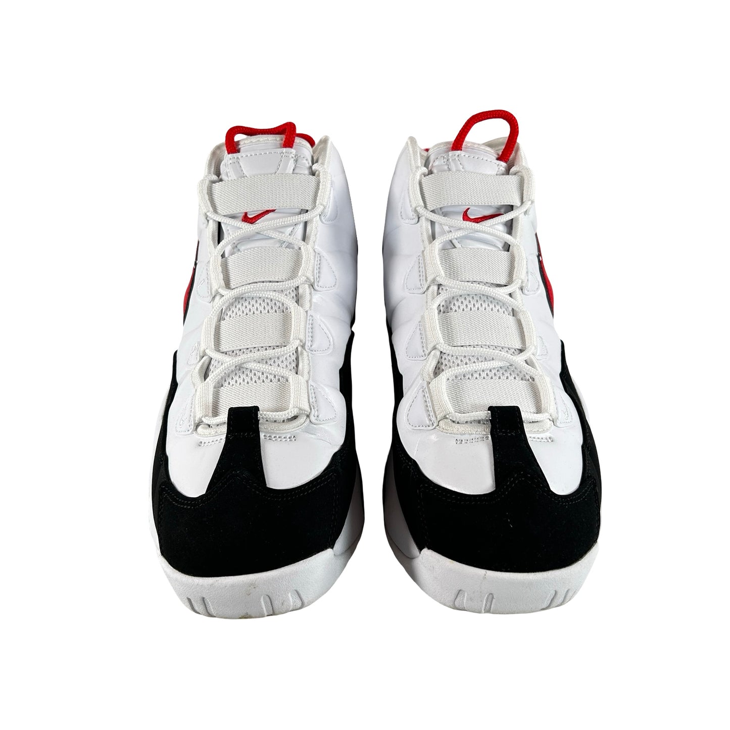 CK0892 101 Nike Air Max Uptempo 95 White Red Black [USED] - 12 M (Used)