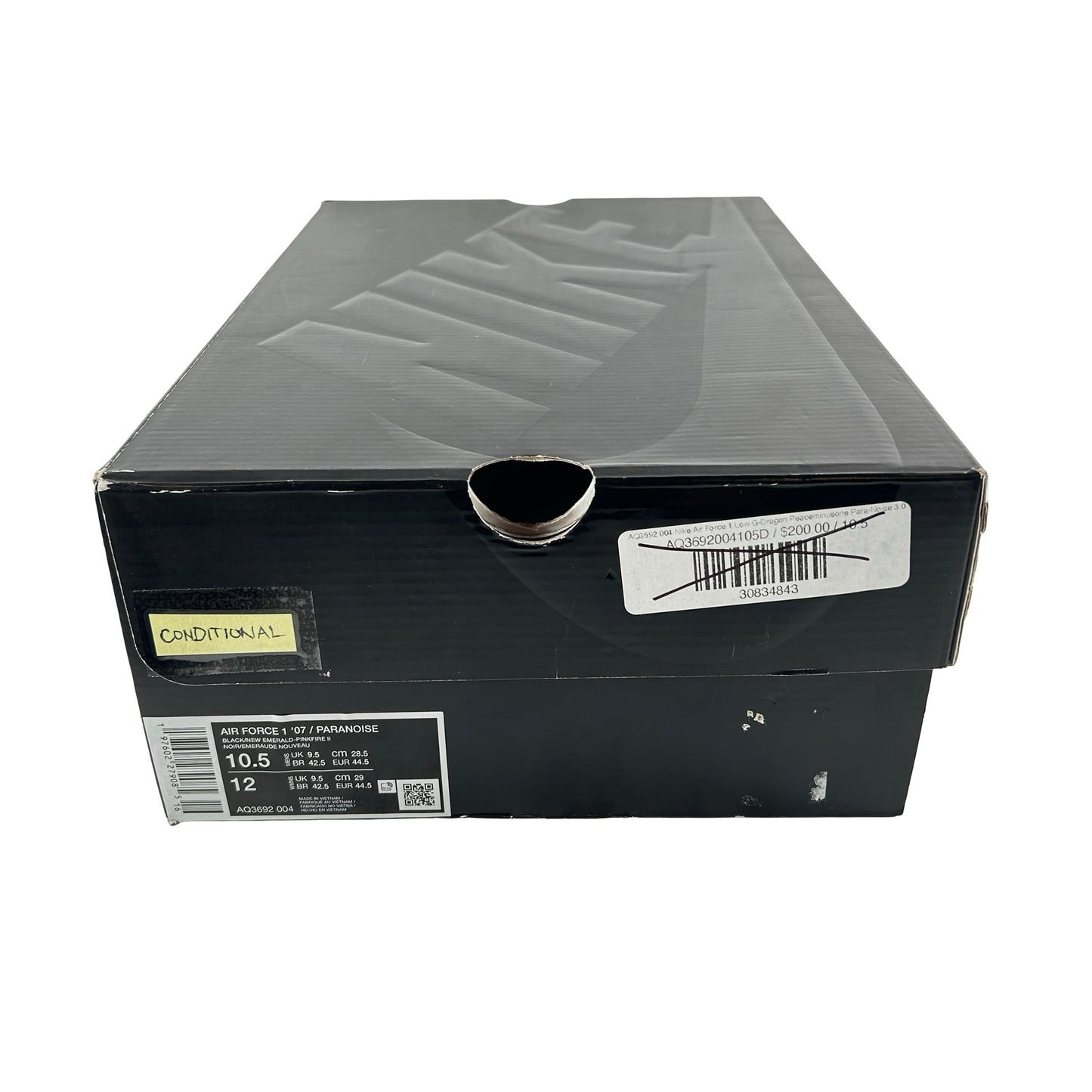 AQ3692 004 Nike Air Force 1 Low G-Dragon Peaceminusone Para-Noise 3.0 [CONDITIONAL] - 10.5 M (Slight Chipping2)