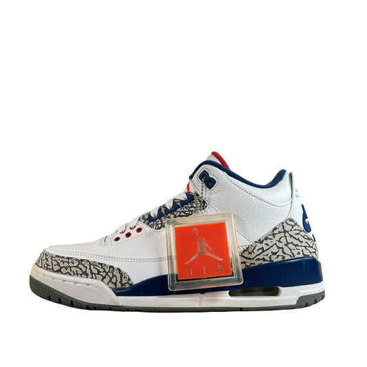 854262 106 Jordan 3 Retro True Blue (2016) - 9 M (Yellowing) (No Box)