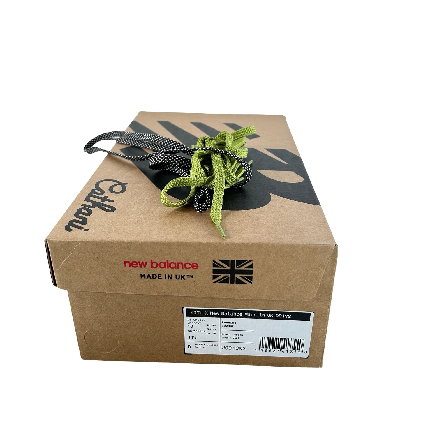 U991CK2 New Balance 991v2 MiUK Daniëlle Cathari x Kith Reverse Matcha [USED] - 10 M (Used)