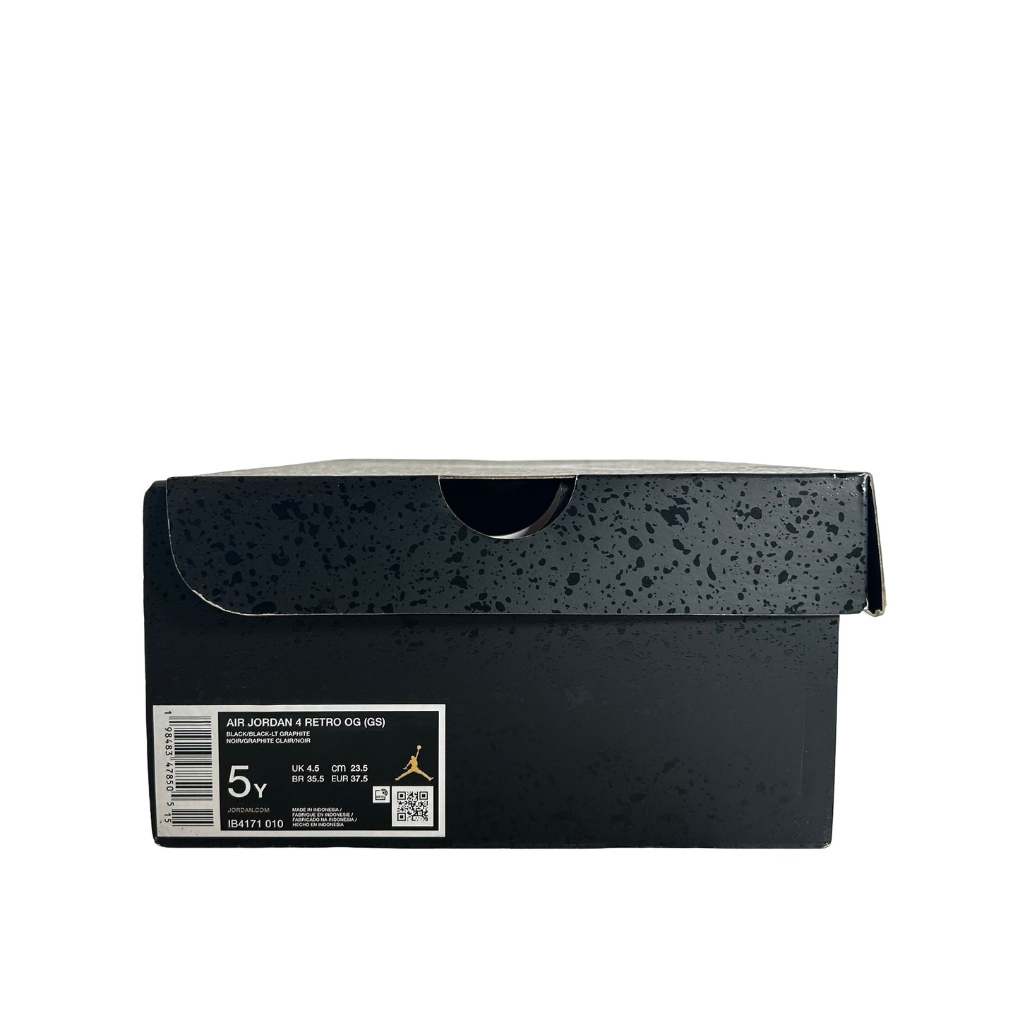 IB4171 010 Jordan 4 Retro Black Cat (2025) (GS) [USED] - 5 Y (Used)