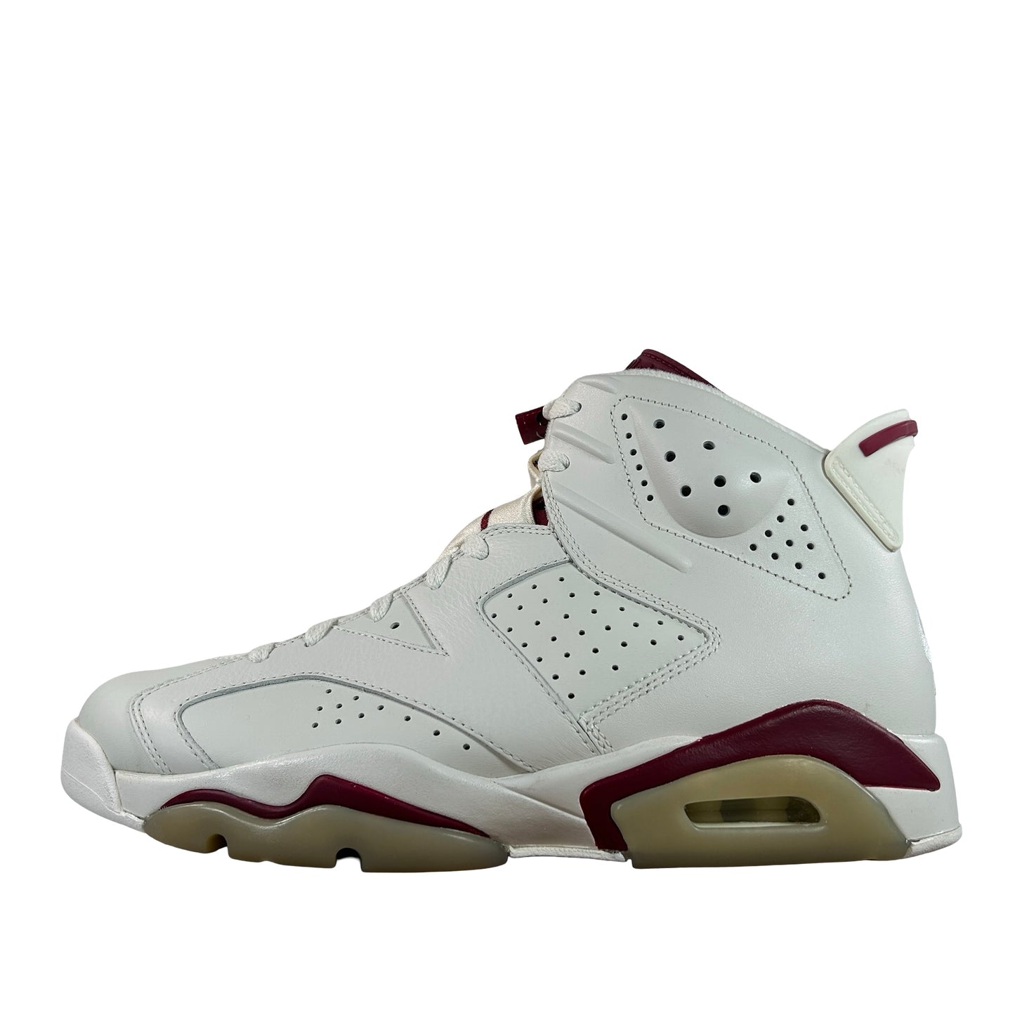 384664 116 Jordan 6 Maroon  - 10.5 M (Yellowing2)