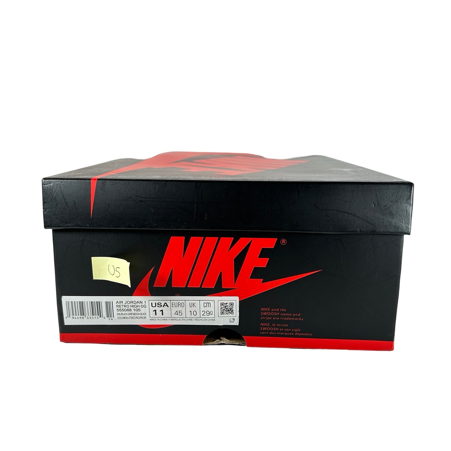 555088 105 Jordan 1 Mocha [USED] - 11 M (Used5)