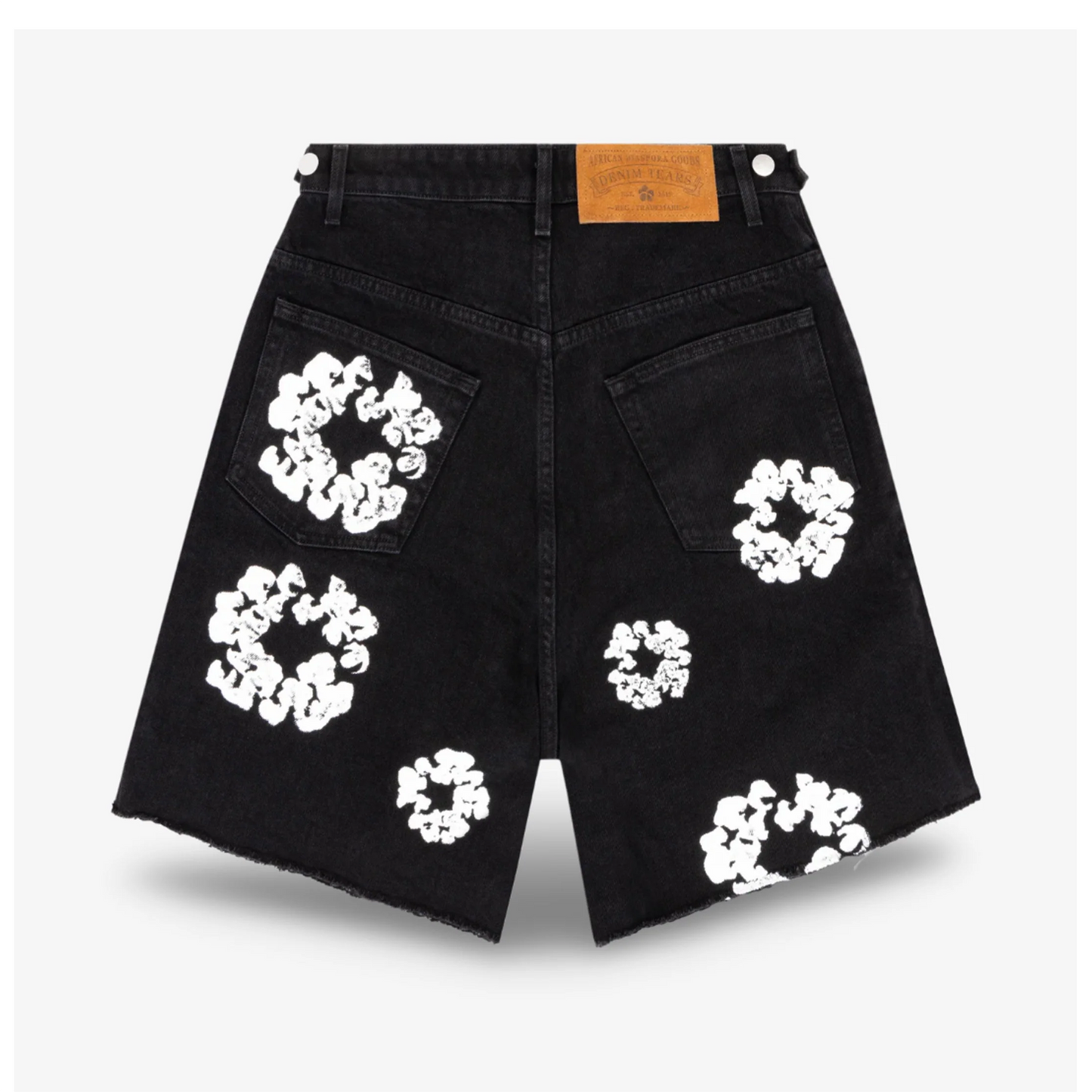 Denim Tears Cotton Wreath Jean Short Black [USED] - L (Used)