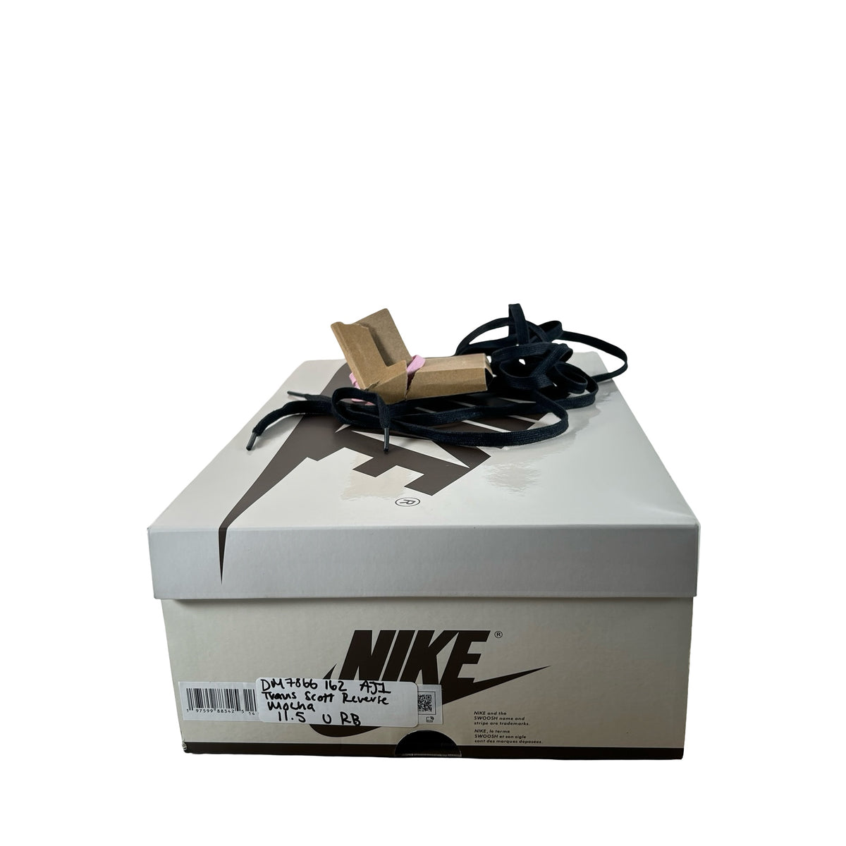 DM7866 162 Jordan 1 Retro Low OG SP Travis Scott Reverse Mocha [USED] - 11.5 M (Used) (Replace Box)