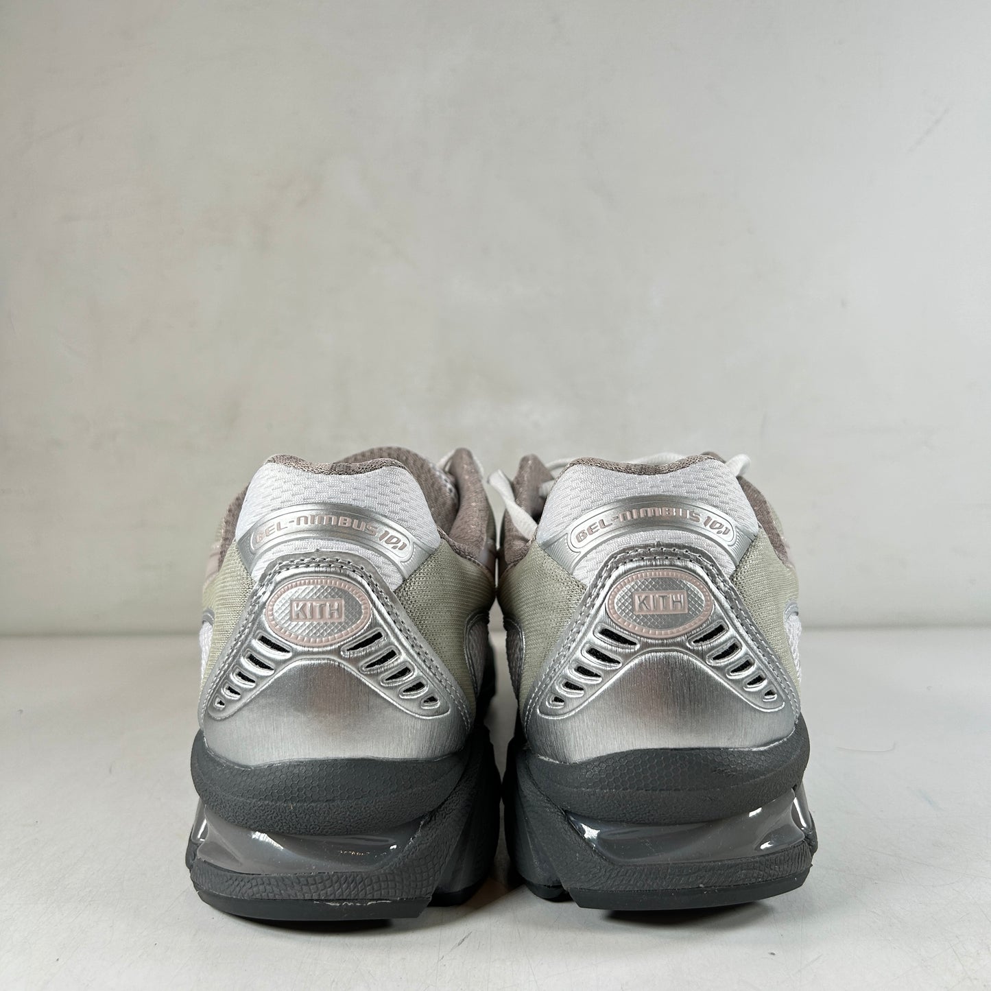 1203A723 100 ASICS Gel-Nimbus 10.1 Kith White Morganite [USED] - 11.5 M (VNDS)